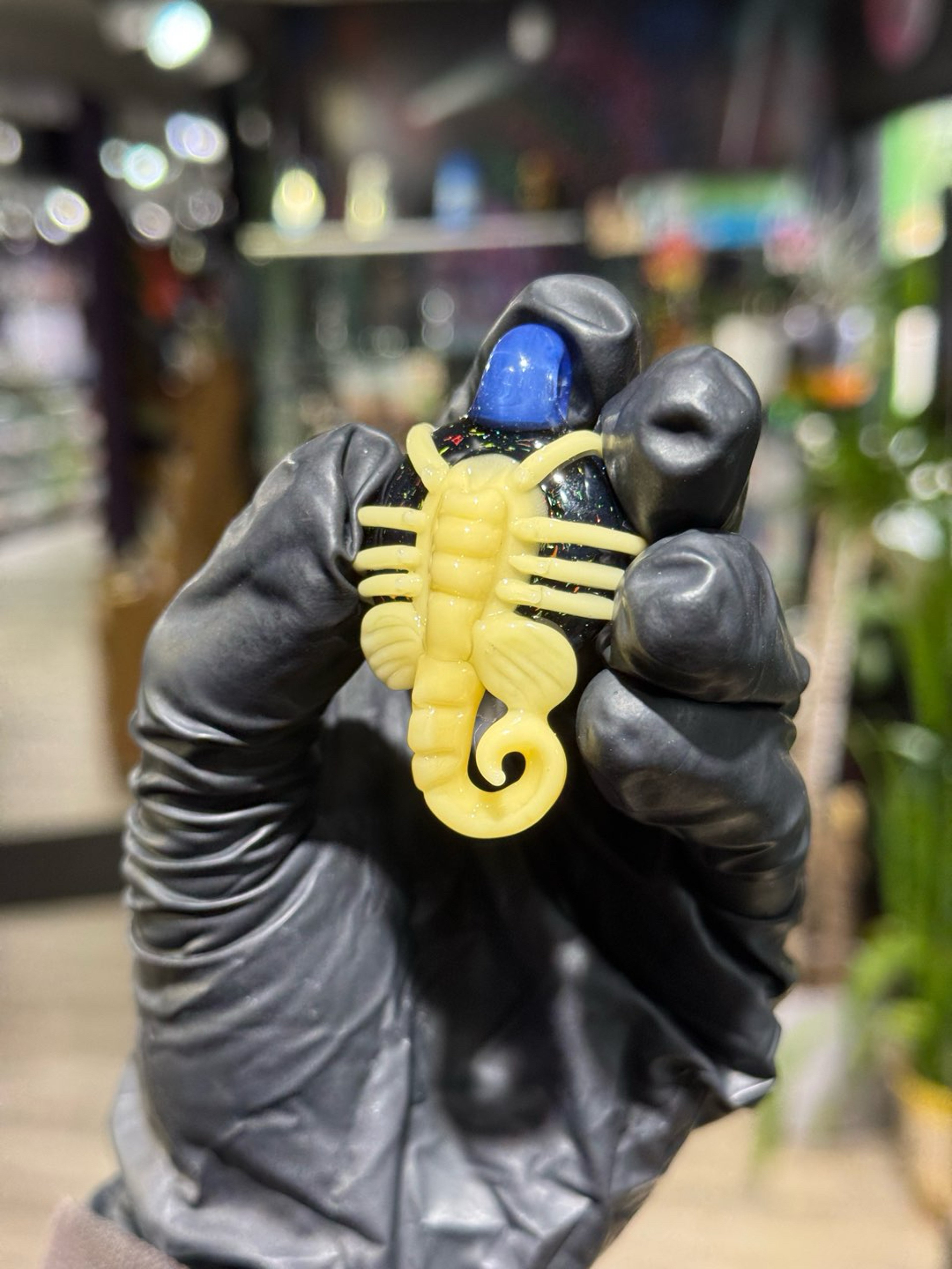 Preview pic of Face Eater Pendant by Grime Glass
