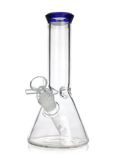 Preview pic of 8 INCH COLOR TIP BEAKER BONG