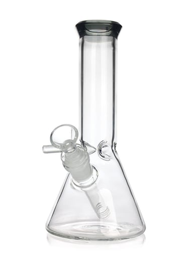 Preview pic of 8 INCH COLOR TIP BEAKER BONG