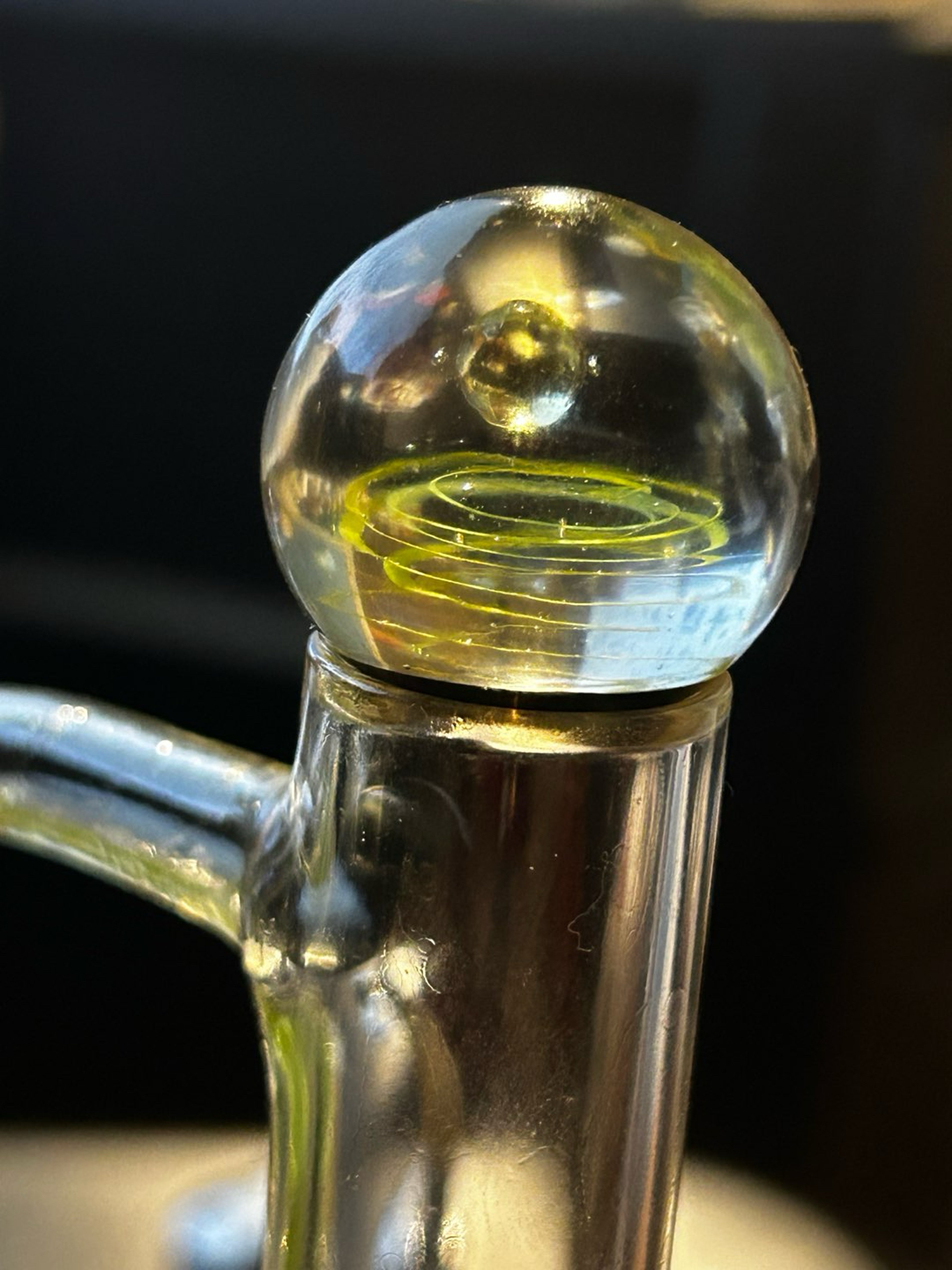 Preview pic of 25mm Galaxy Marble (Green) “looking to sell or trade for smaller”