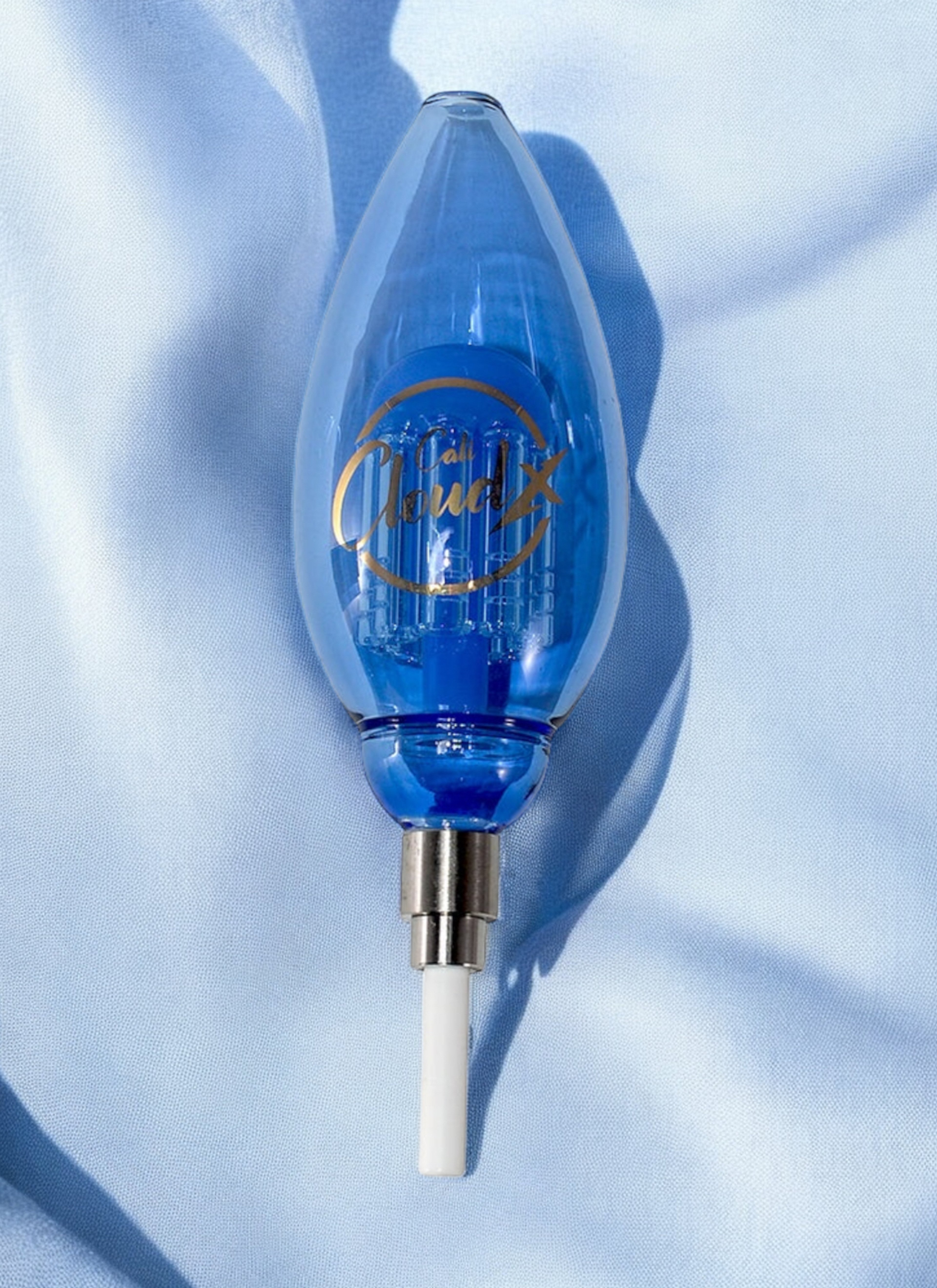 Preview pic of Cali Cloudx 🌀 Color Tube Oval Tree Straw Set in Blue TIDE-X-CLR NC-35