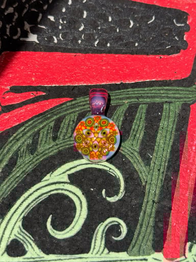 Preview pic of Banjo 2024 Visioncaine Pendant W/ Telemagenta Bail