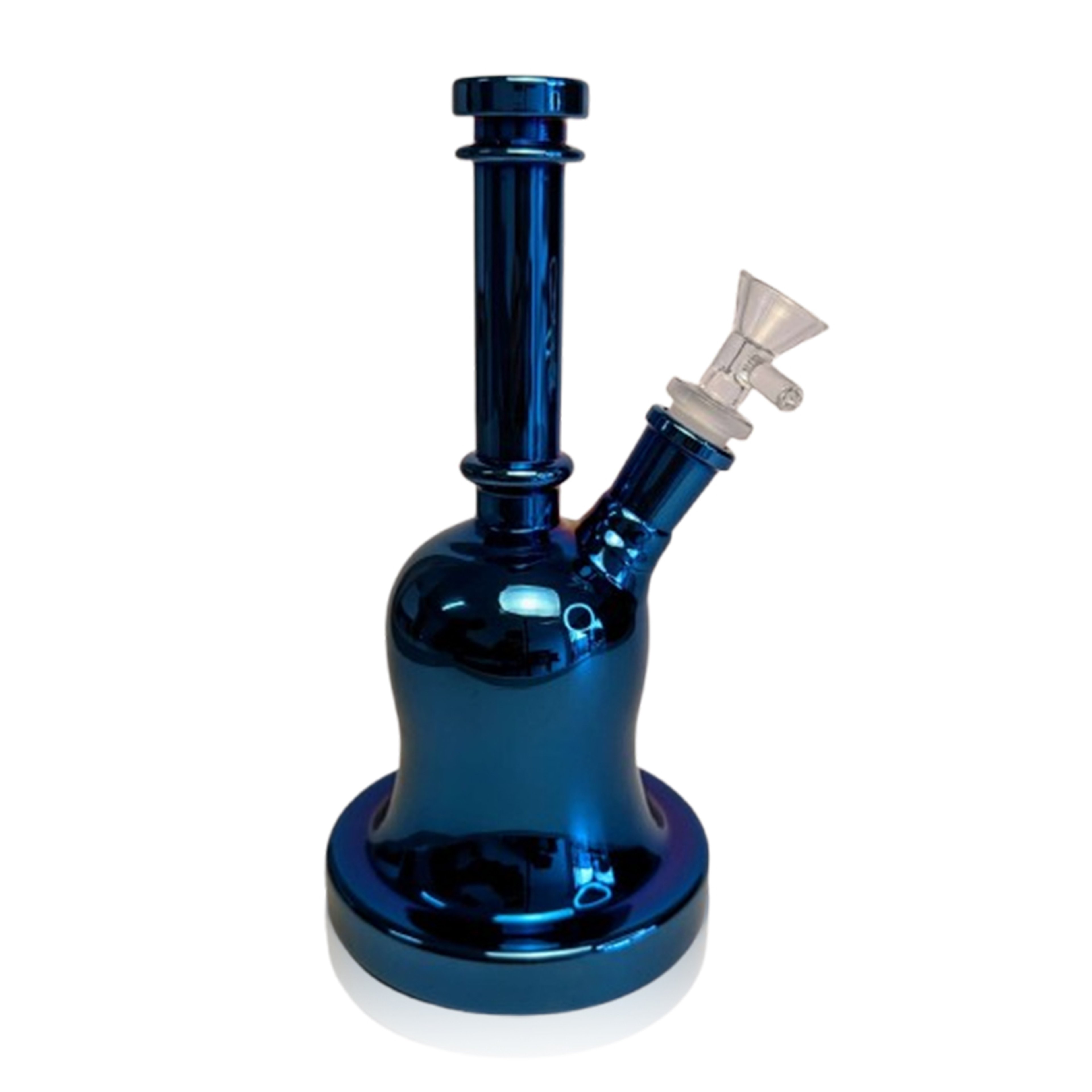 Preview pic of BELL SHAPED METALLIC GLASS BONG
