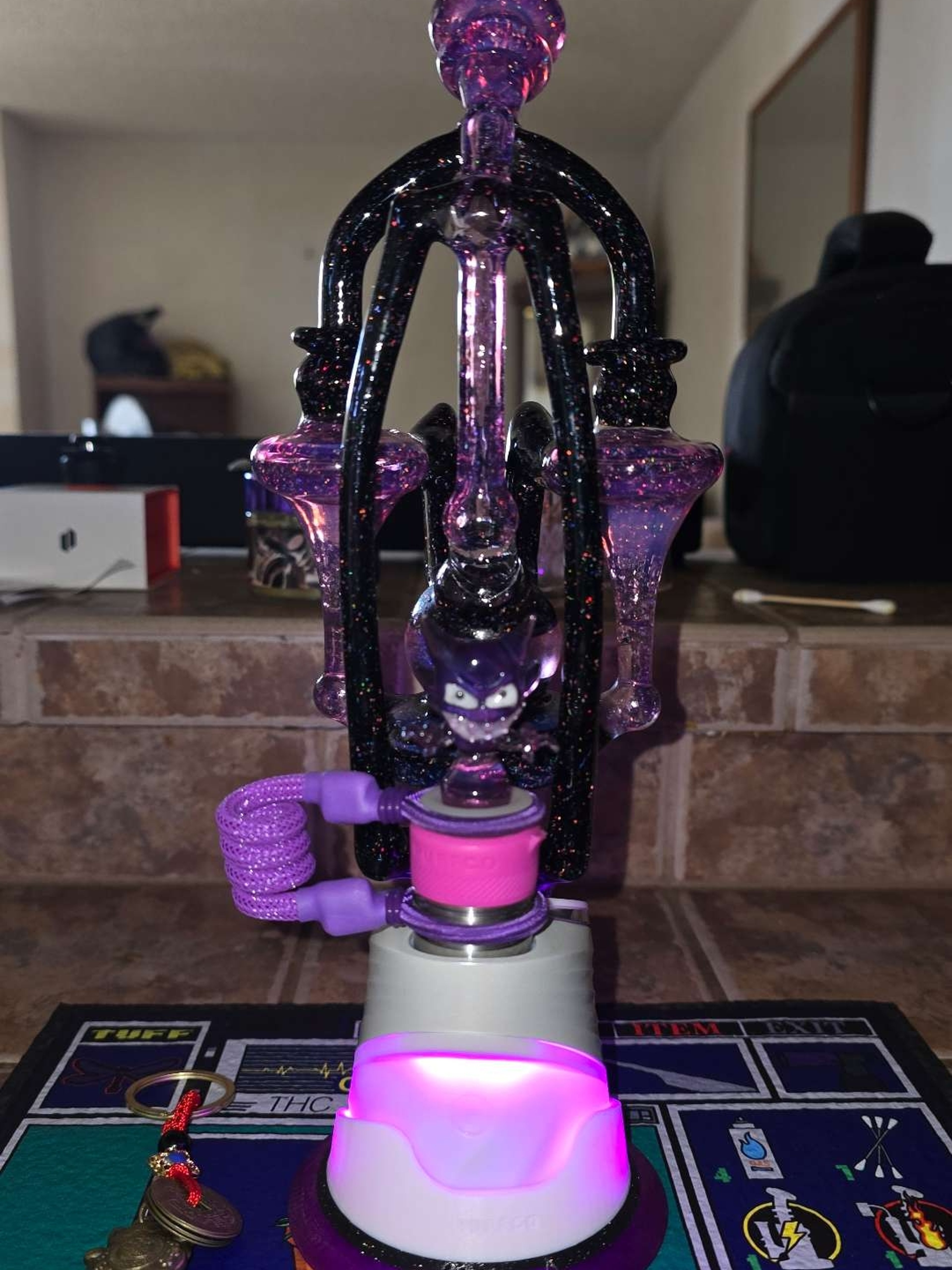 Preview pic of JFglass RDT in Royal Jelly and Crushed Opal