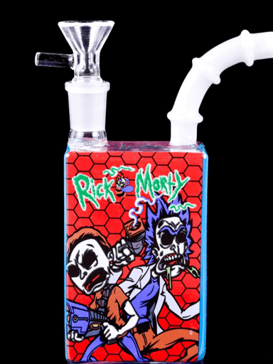Preview pic of Rick And Morty Glow in the dark Juice Box Bong