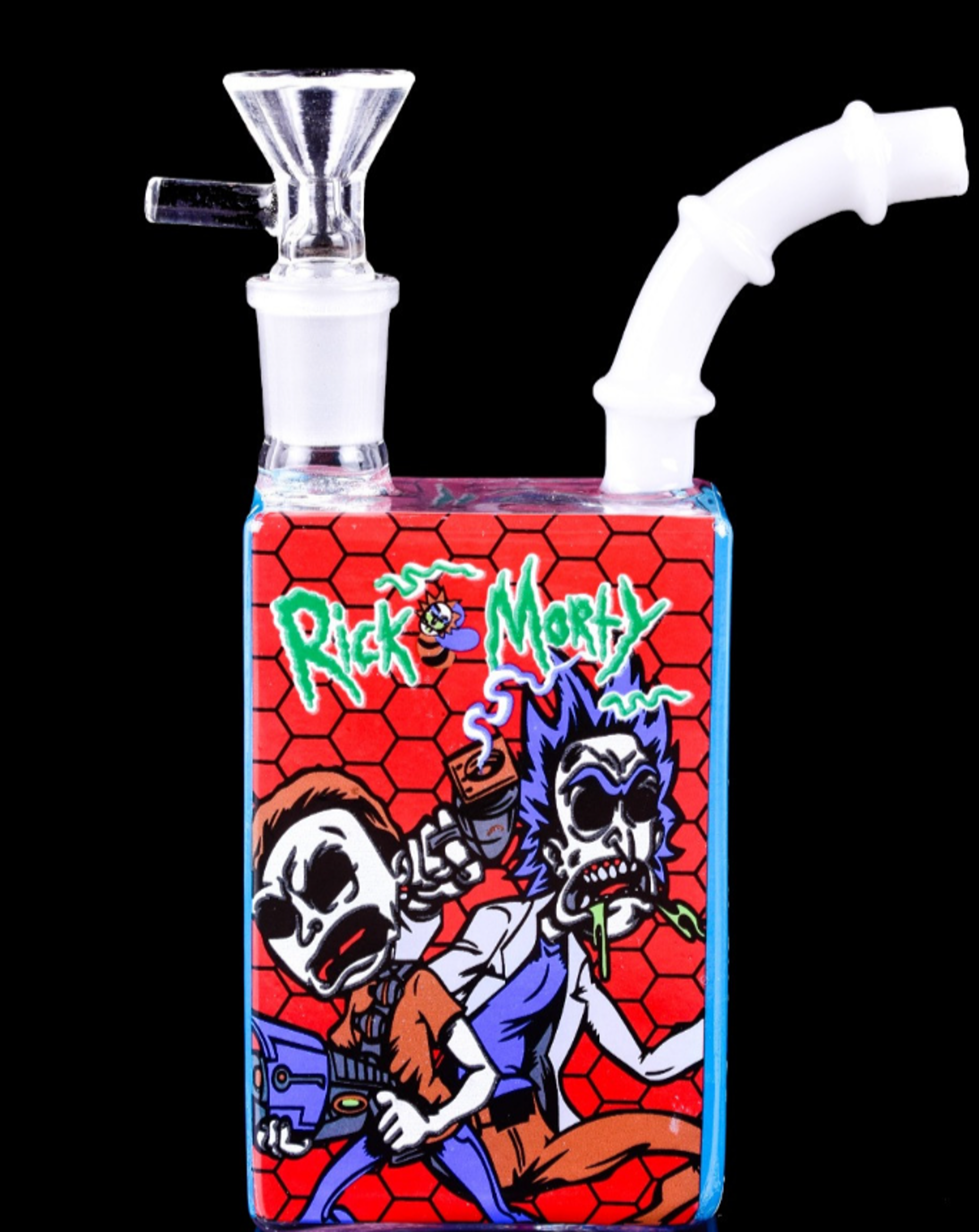 Preview pic of Rick And Morty Glow in the dark Juice Box Bong