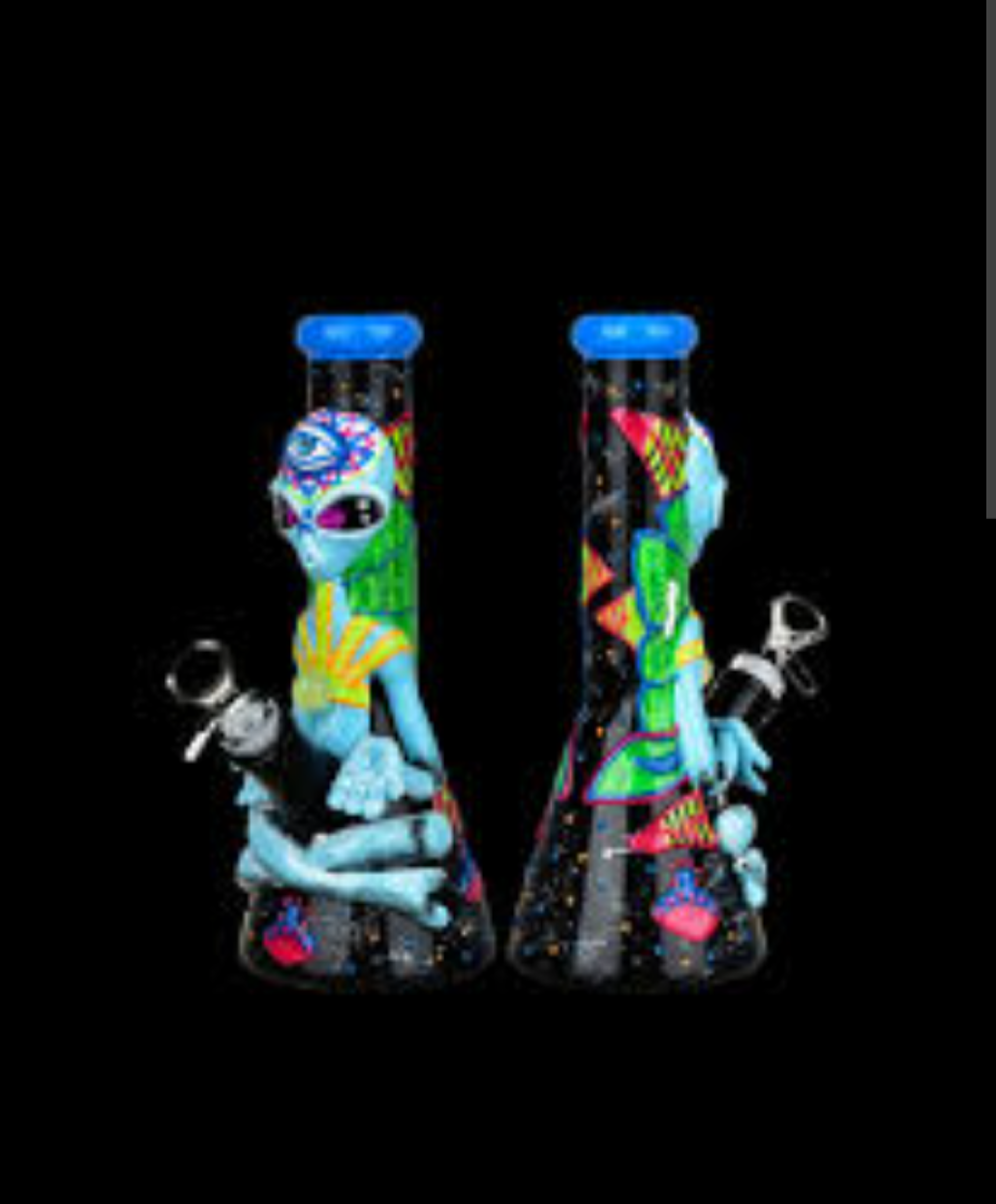 Preview pic of Glow In The Dark Alien Bong
