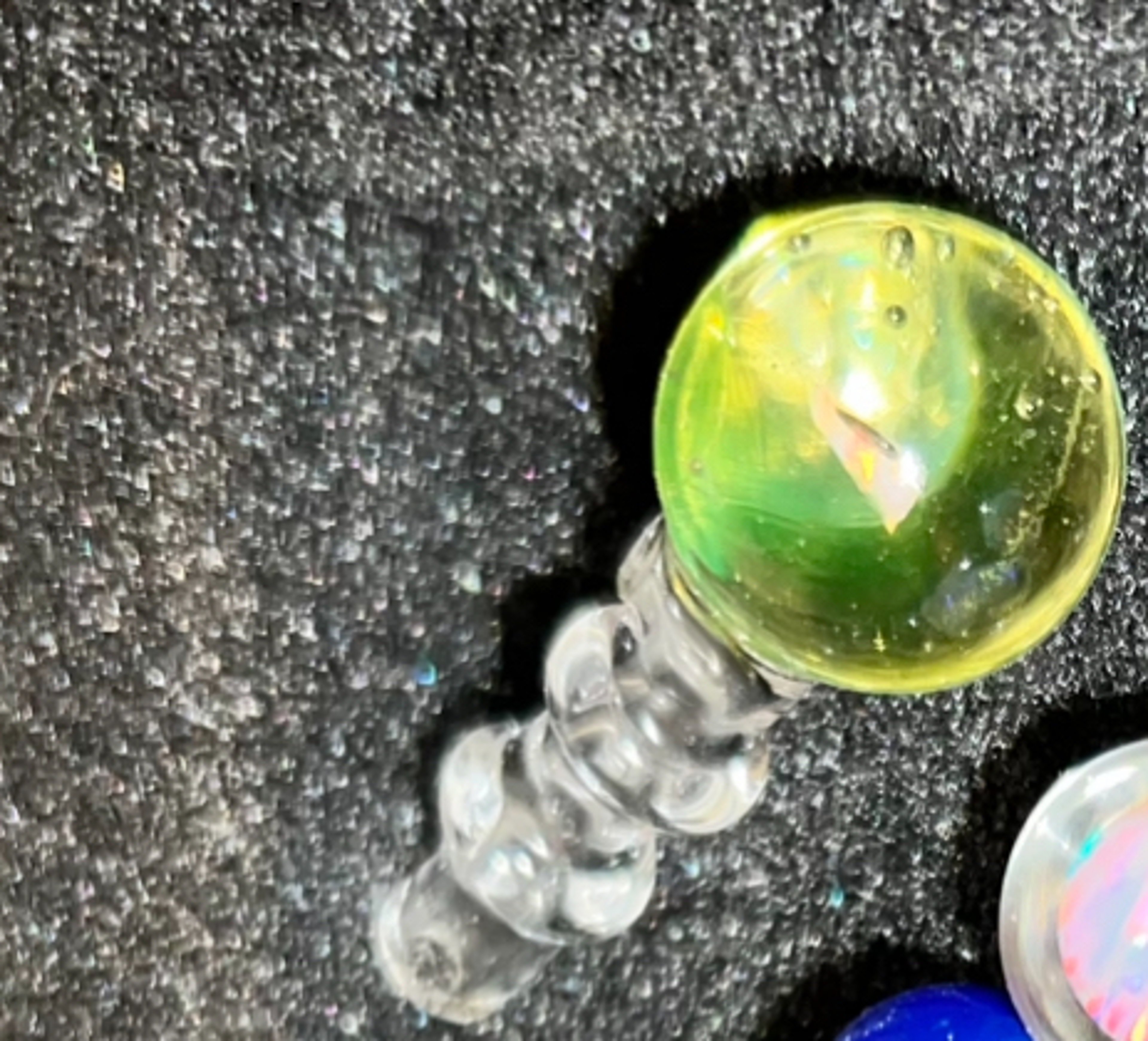 Preview pic of 3DXL Joystick - Ball Cap Top “UV reactive w/opal shard”