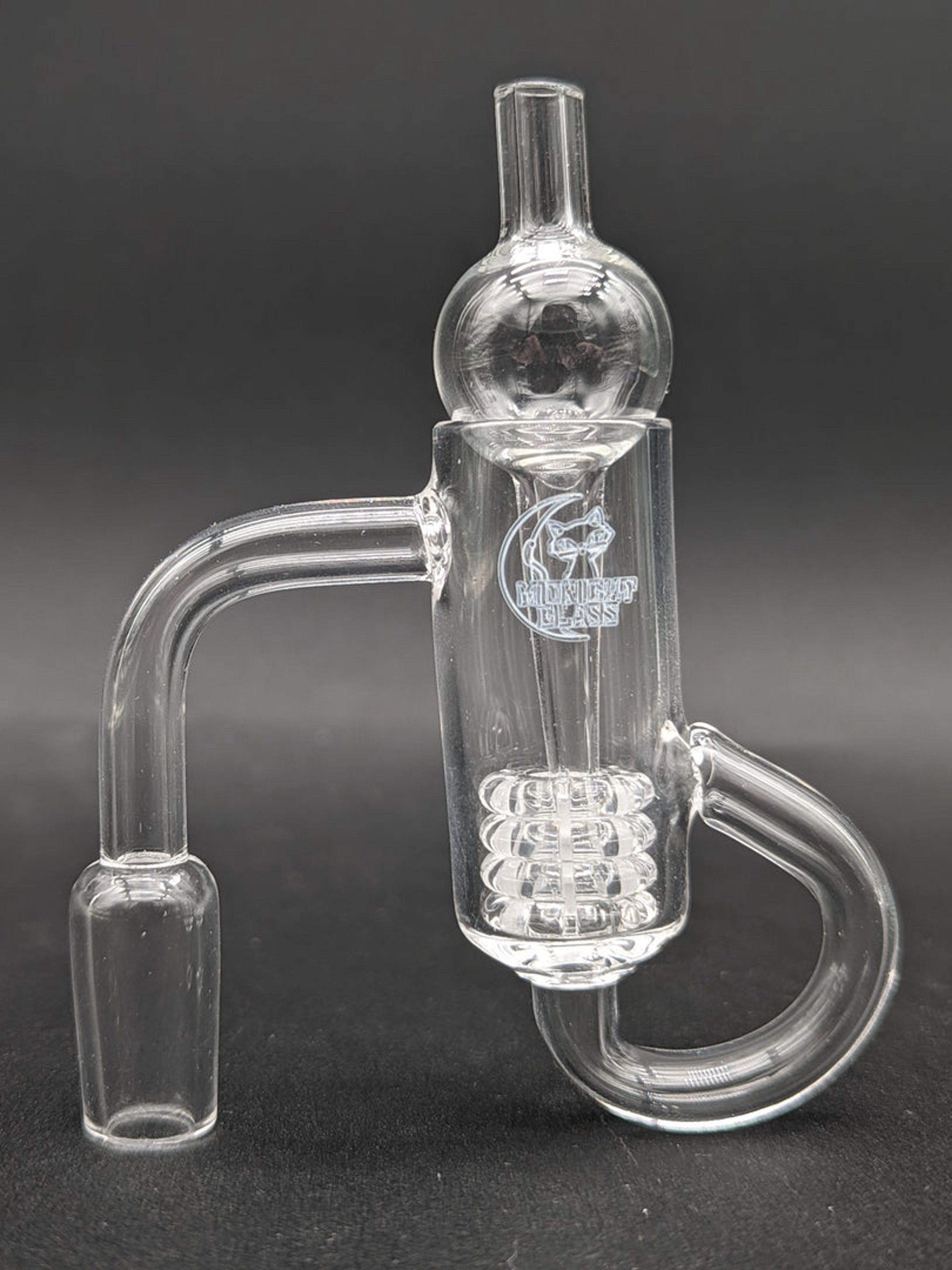 Preview pic of MIDNIGHT QUARTZ DIAMOND KNOT LOOP BANGER