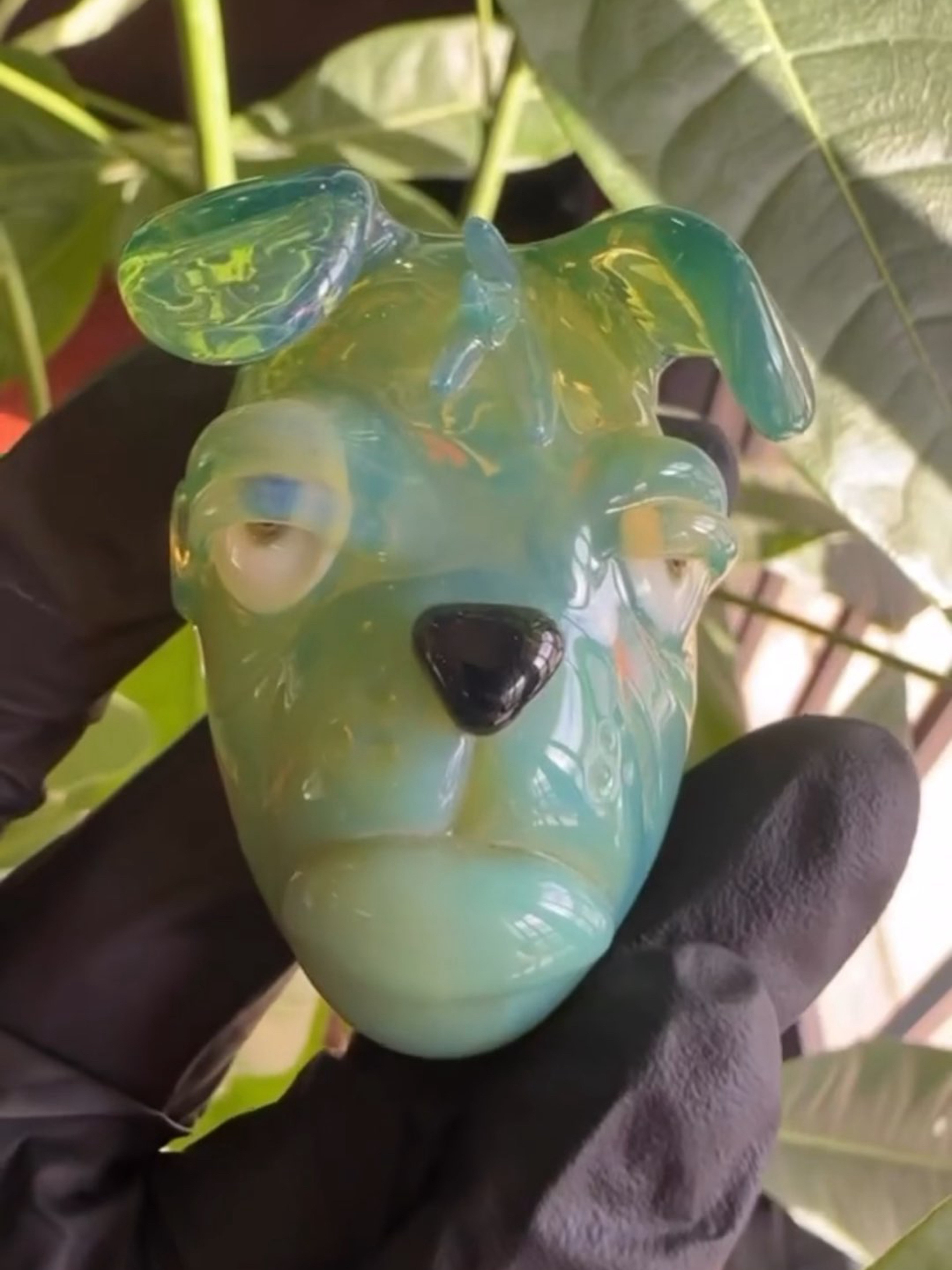 Preview pic of Supercoolspacemayne glass dog pendant