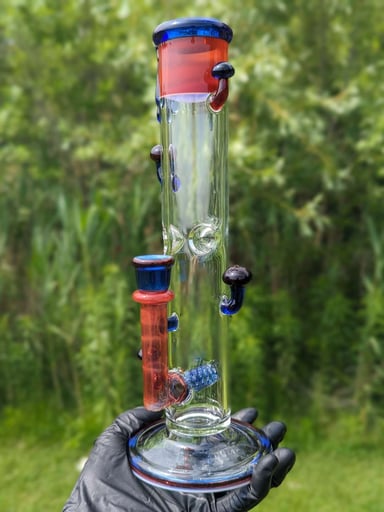 Preview pic of Uzzi Glass Gridded Mushroom Tube