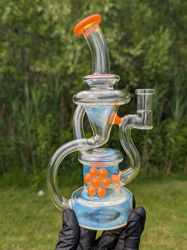 Preview pic of Uzzi Glass Floating Recycler Dab Rig