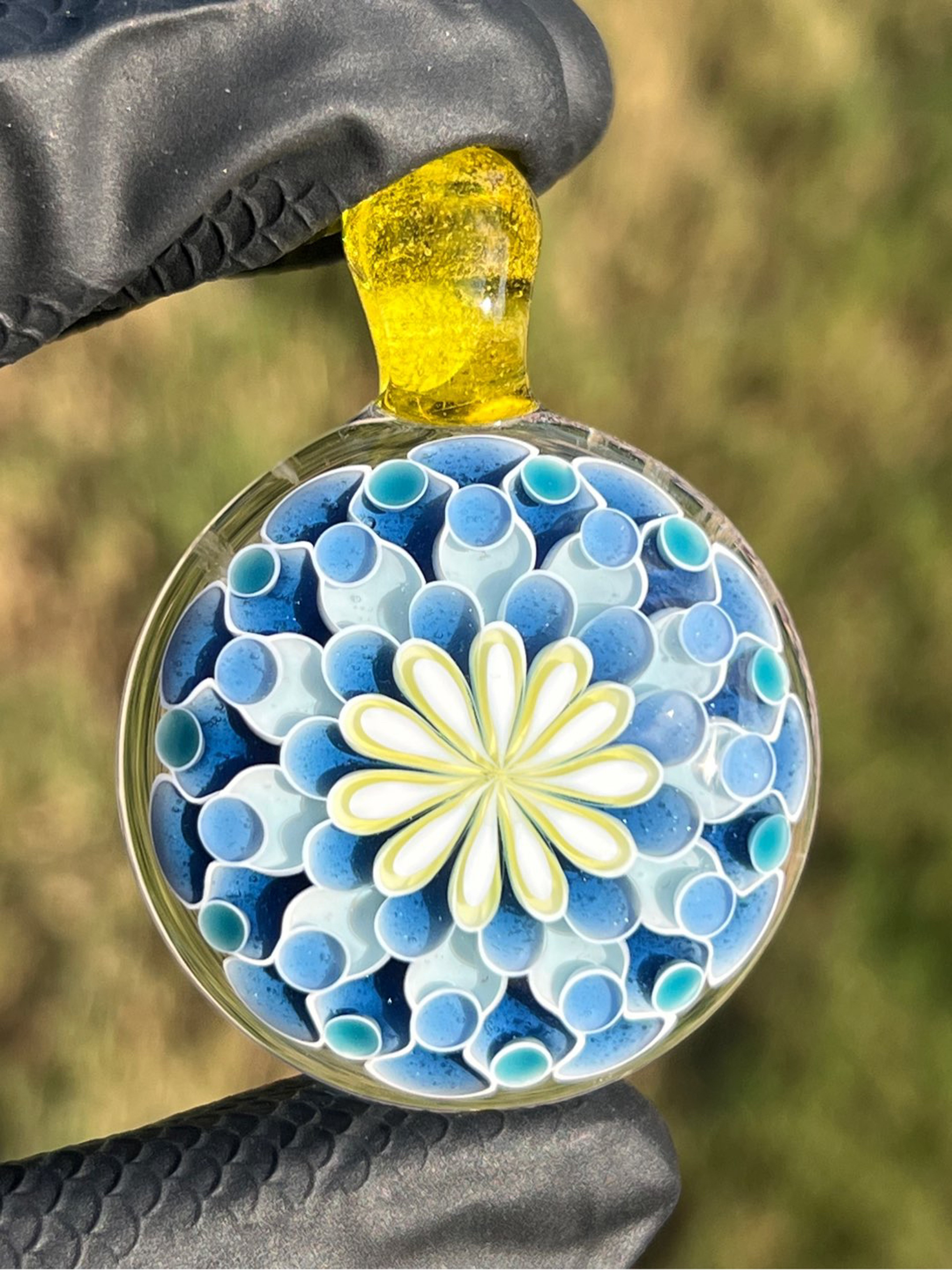 Preview pic of Juju glass dot stack pendant