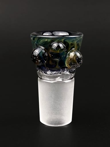 Preview pic of 18mm Glass Bowl Slide – 4 Hole by The Beardless Menace
