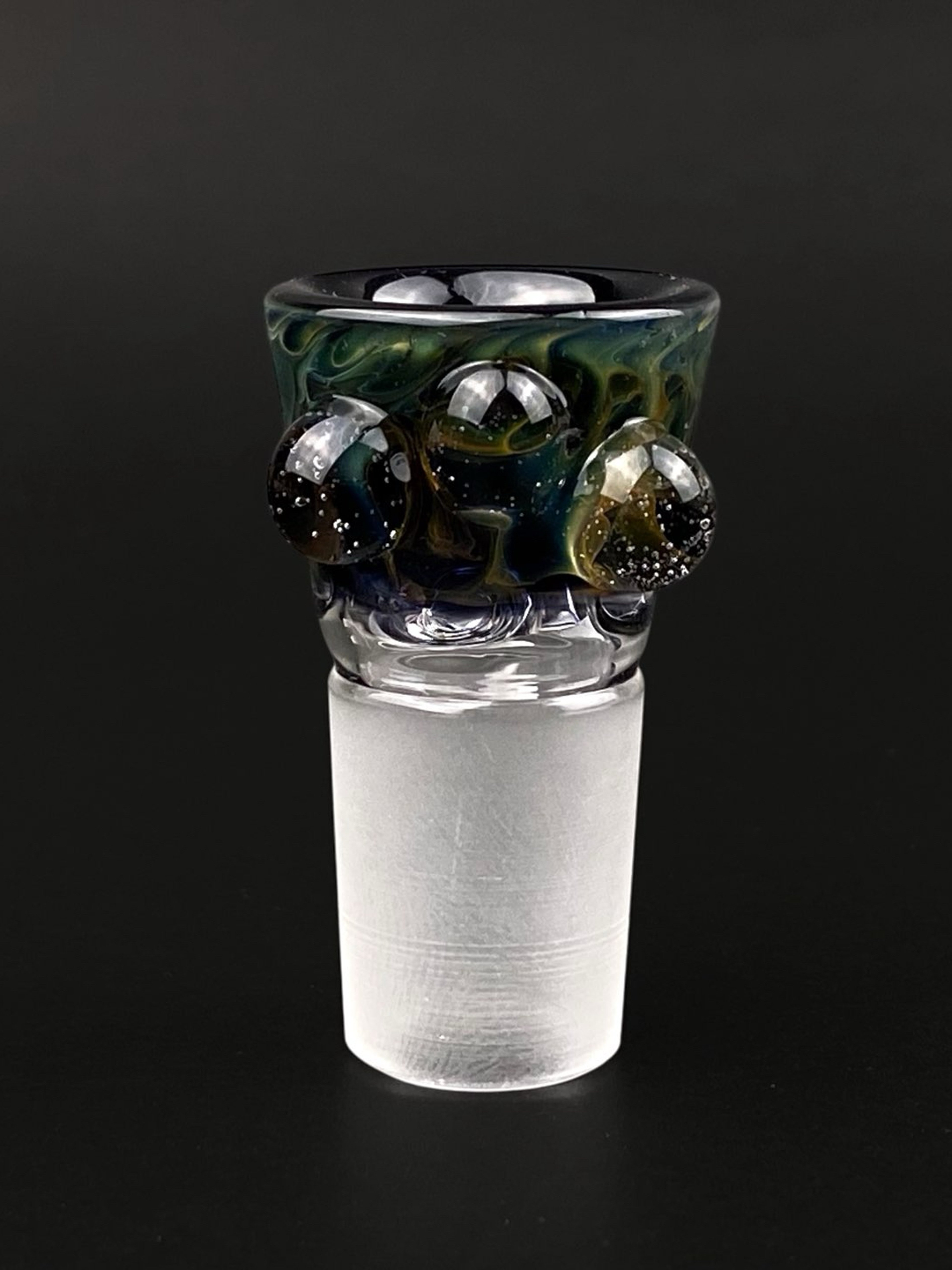Preview pic of 18mm Glass Bowl Slide – 4 Hole by The Beardless Menace