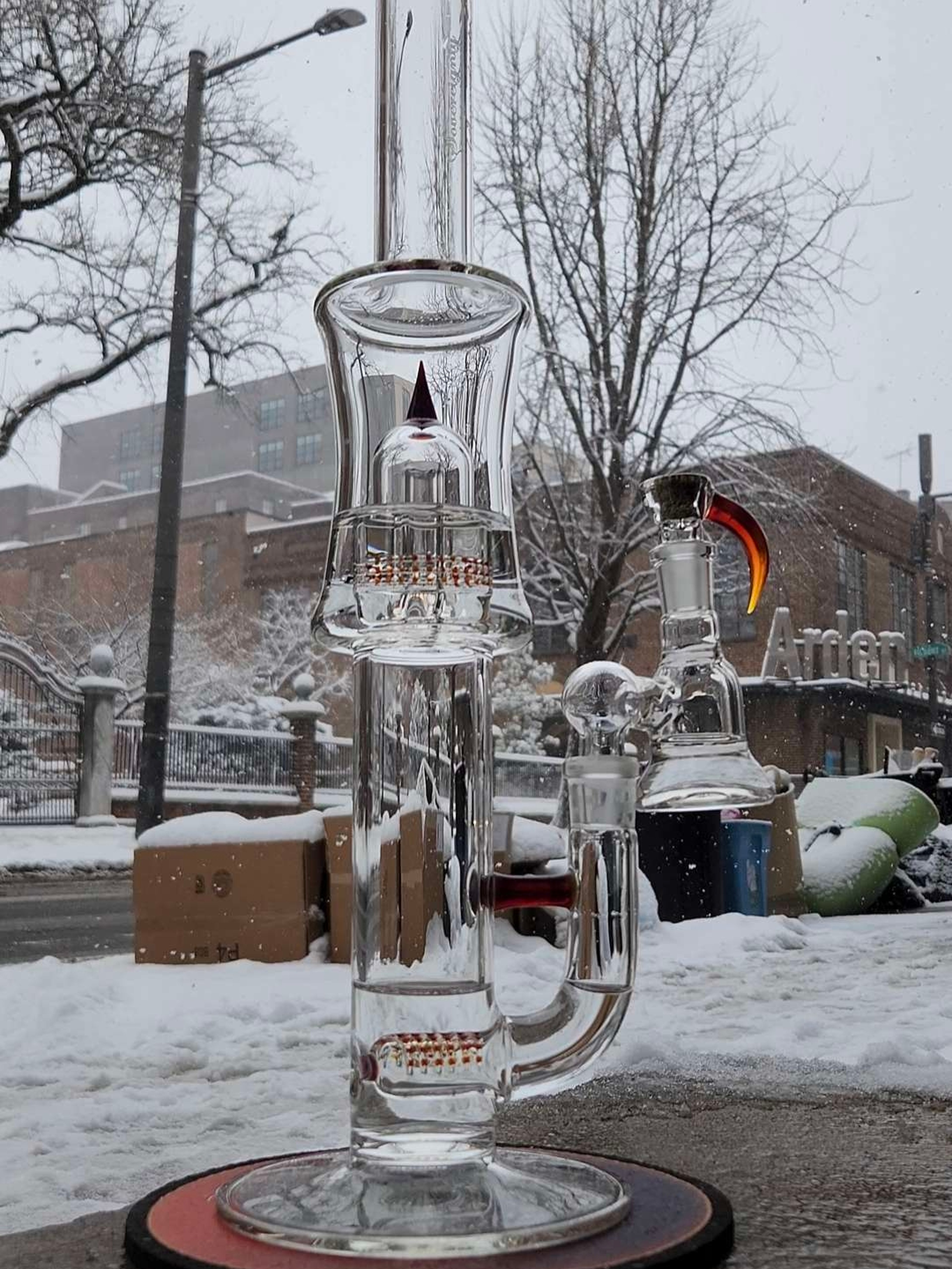 Preview pic of Sov King Stem to Grid Dome 75mm can MA Amber Purple