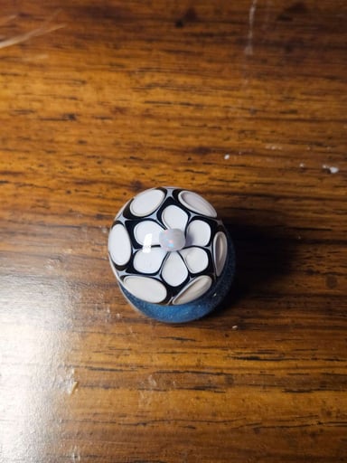 Preview pic of 2 opal sleeved dotstack marble