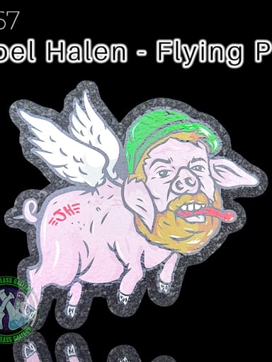 Preview pic of Moodmats - Dab Mat #167 - Joel Halen - Flying Pig