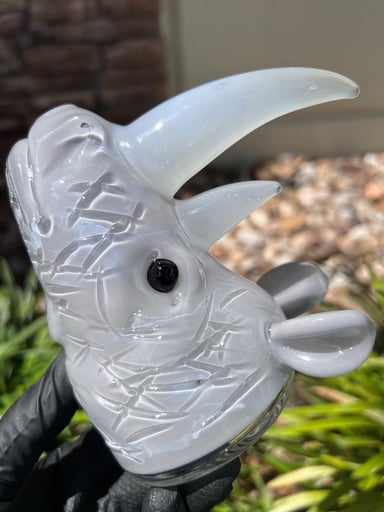 Preview pic of Addison Hannah glass rhino