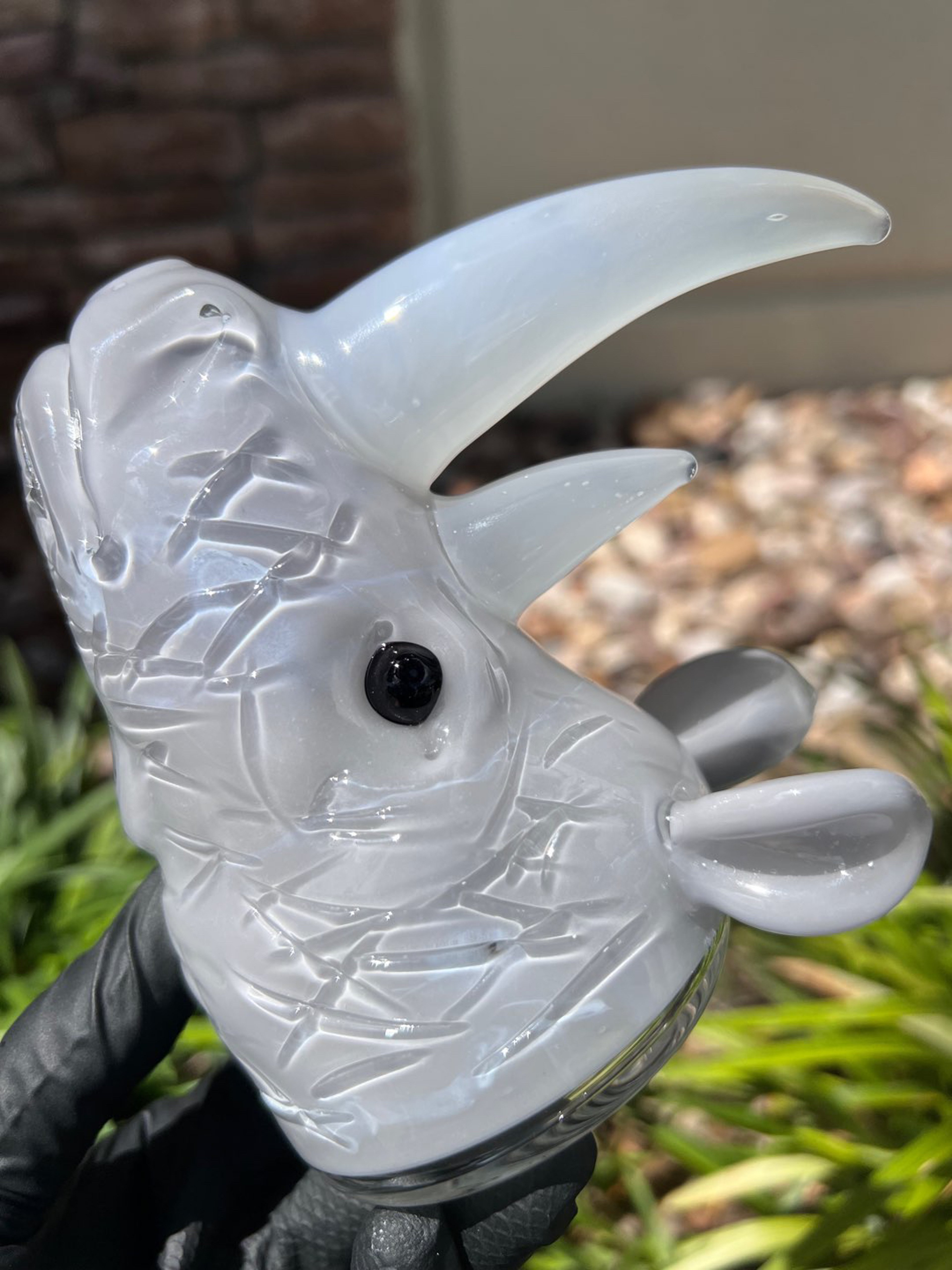 Preview pic of Addison Hannah glass rhino