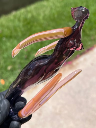 Preview pic of Loki glass mermaid dry pipe