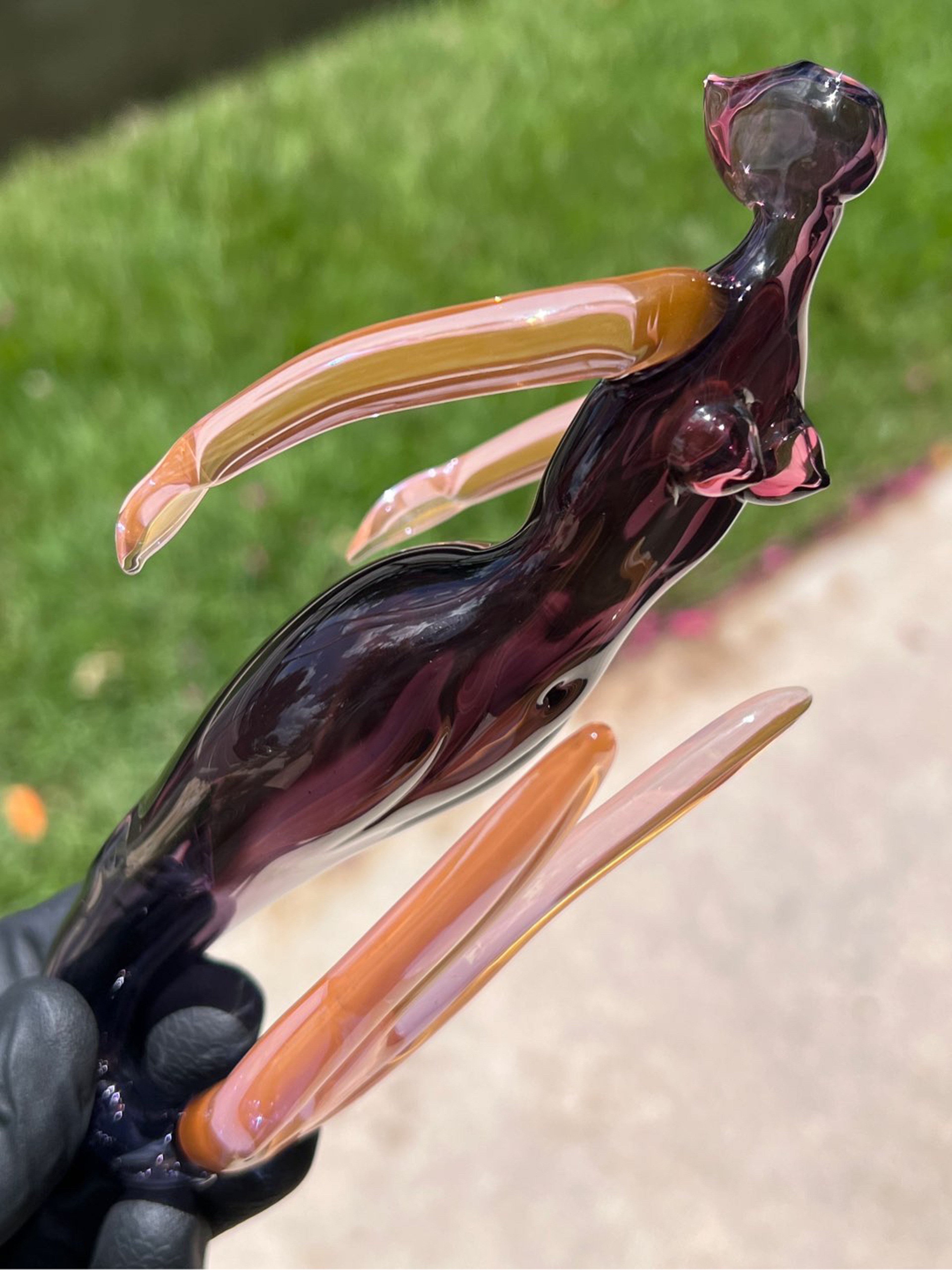 Preview pic of Loki glass mermaid dry pipe