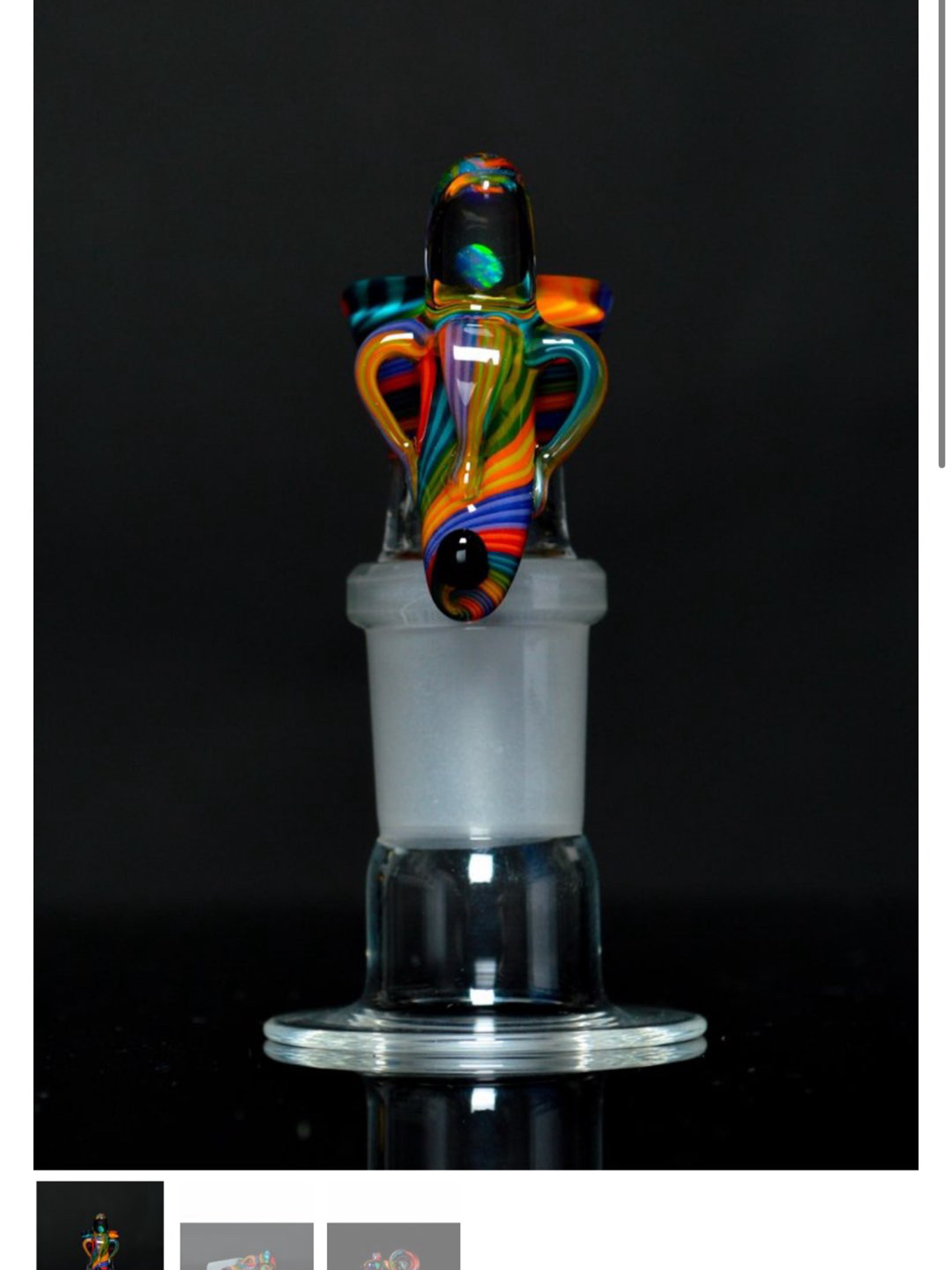 Rainbow 🌈 Dippy Glass Slide image 0