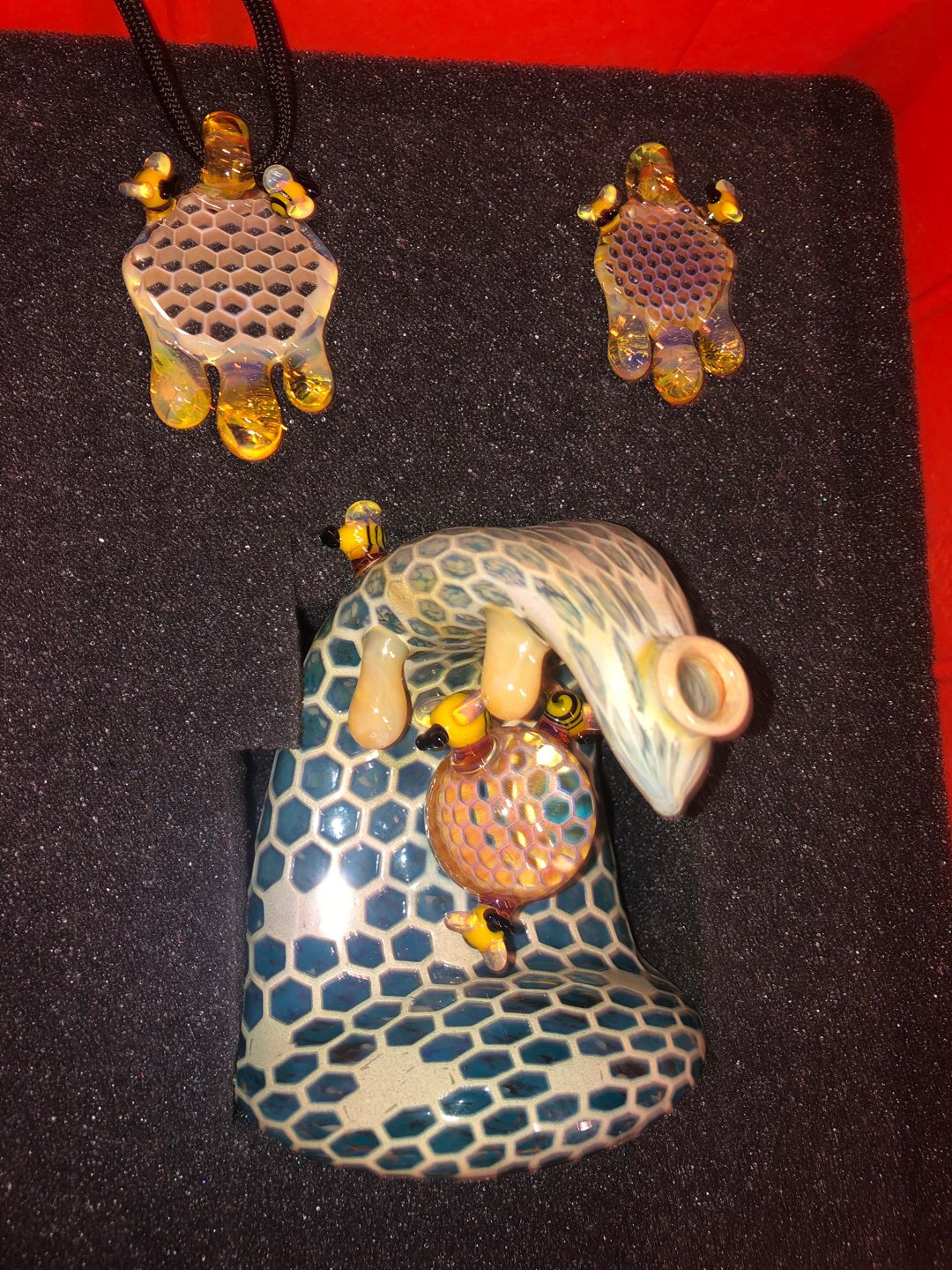 Preview pic of Joe P x Black Sand Glass HoneyComb Wave Collab