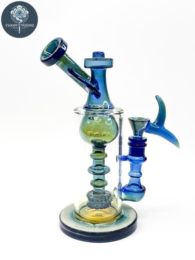 Preview pic of 12” Exotic Recycler + Horn Bowl