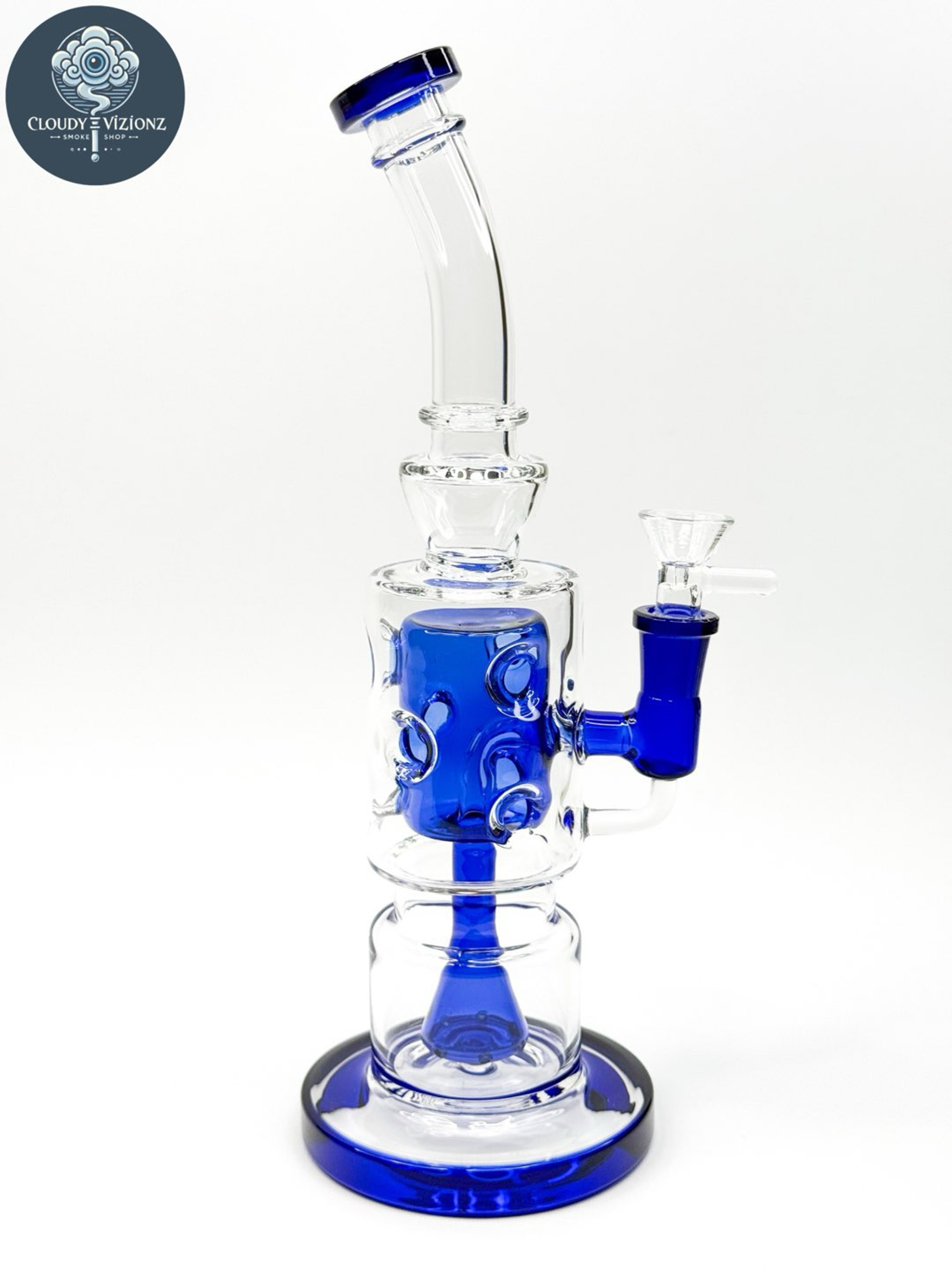 Preview pic of 12” Honeycomb Bong + Bowl