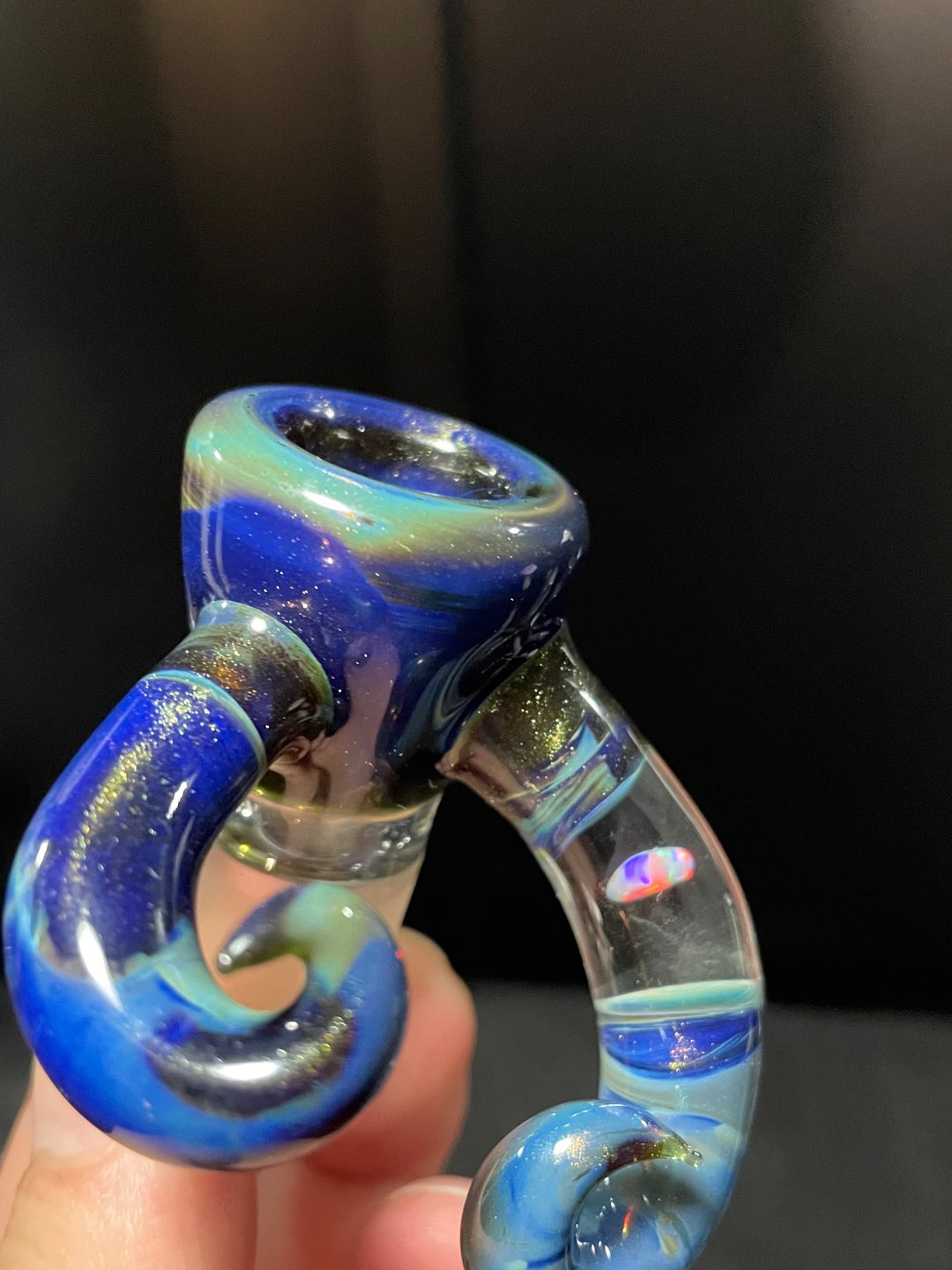 Preview pic of Glassbones 2 arm octopus style 4 Hole Bowl