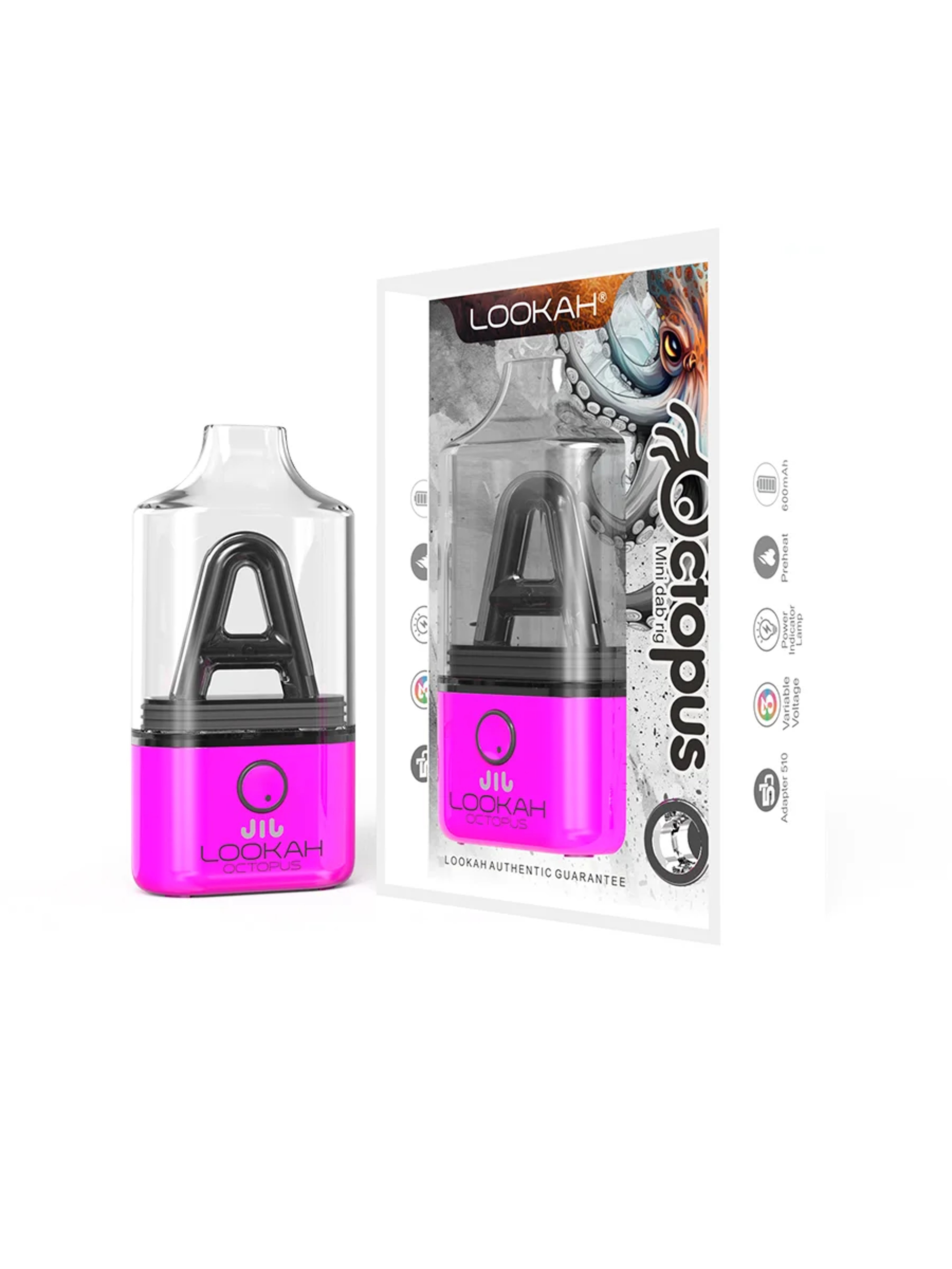 Preview pic of LOOKAH Octopus Mini Electric Dab Rig
