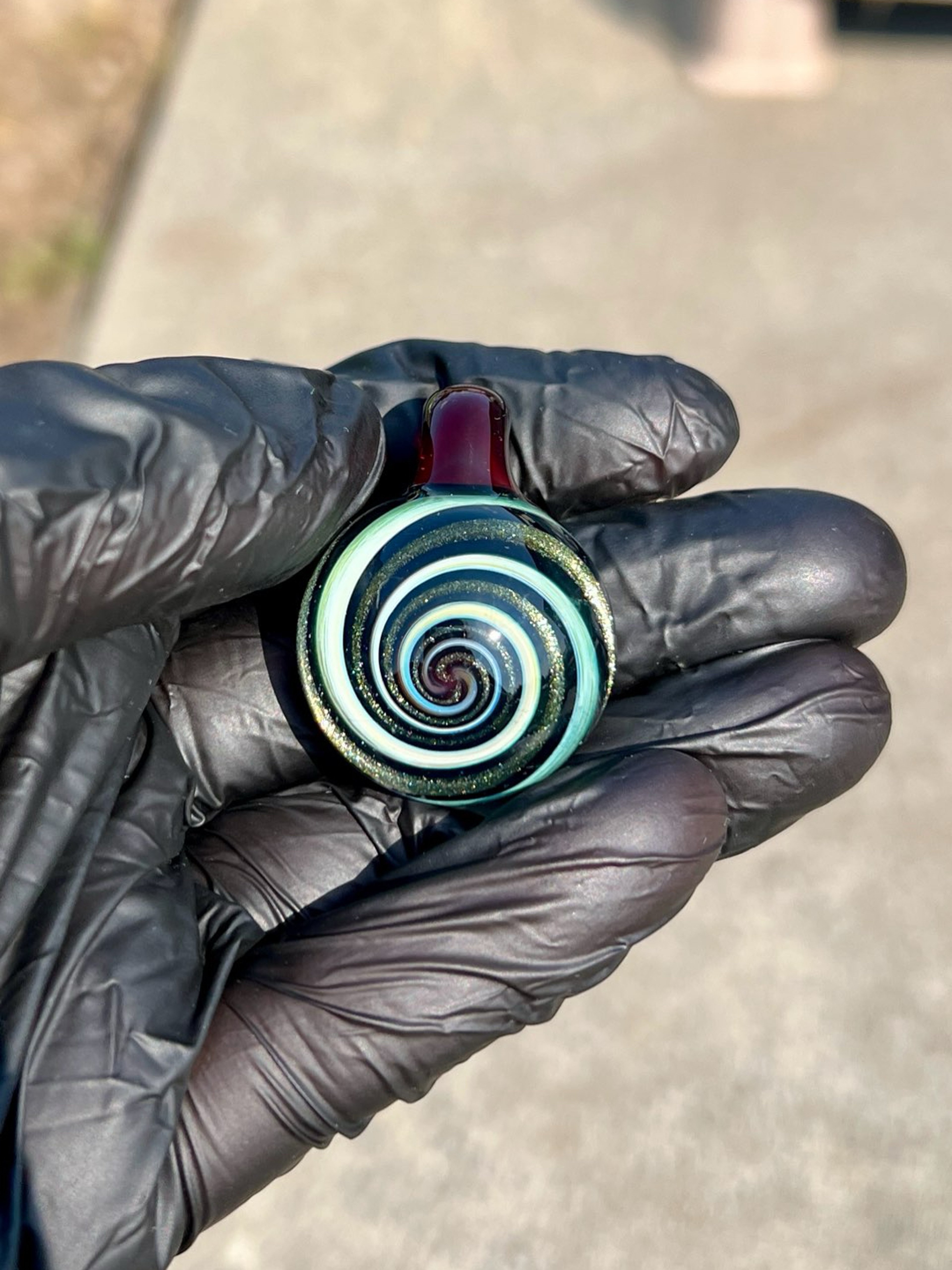 Preview pic of Spiral Pendant by Paul Taylor Glass
