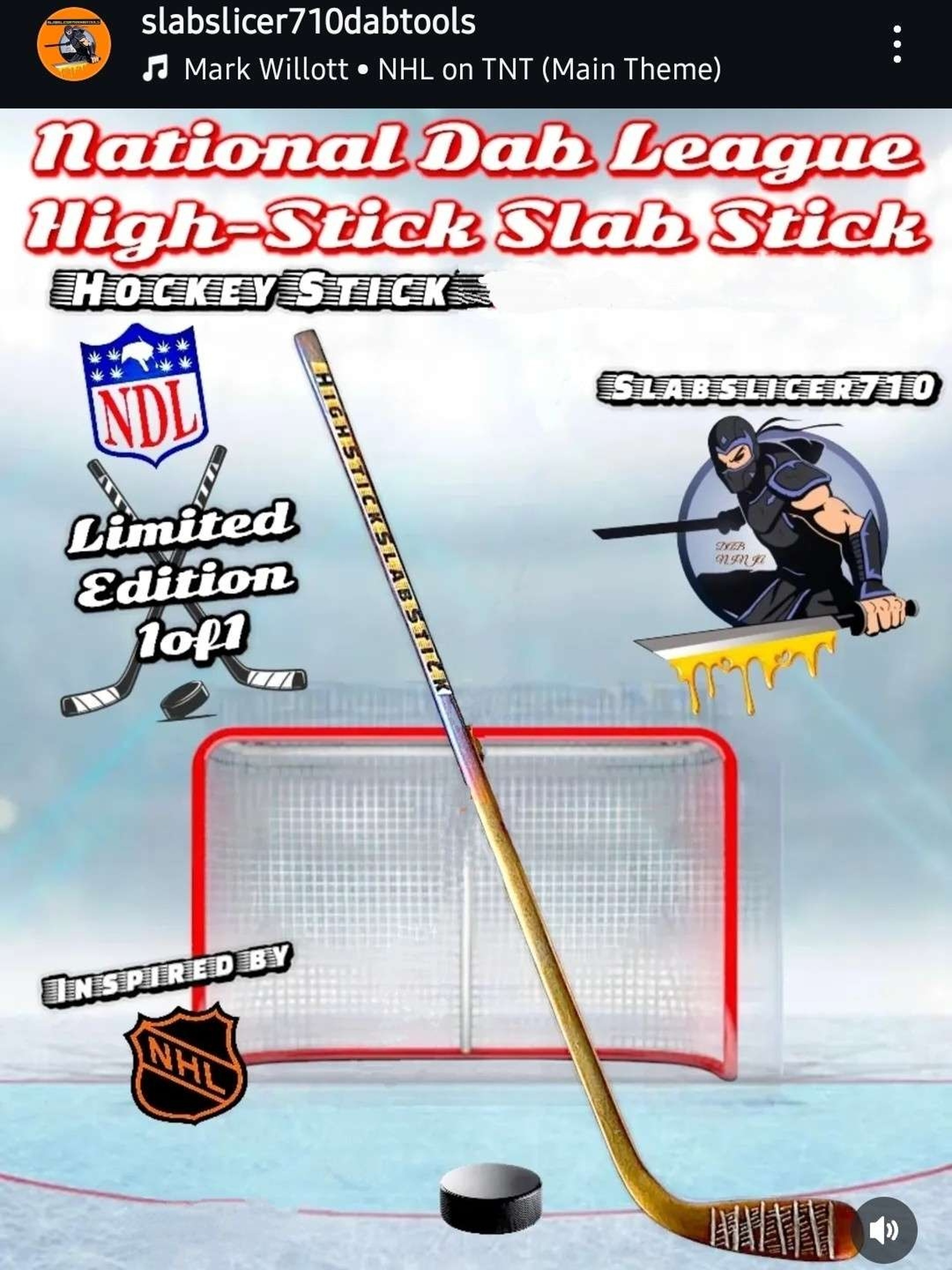 Preview pic of High-Stick Slabstick = Dabber + Terp Puck
