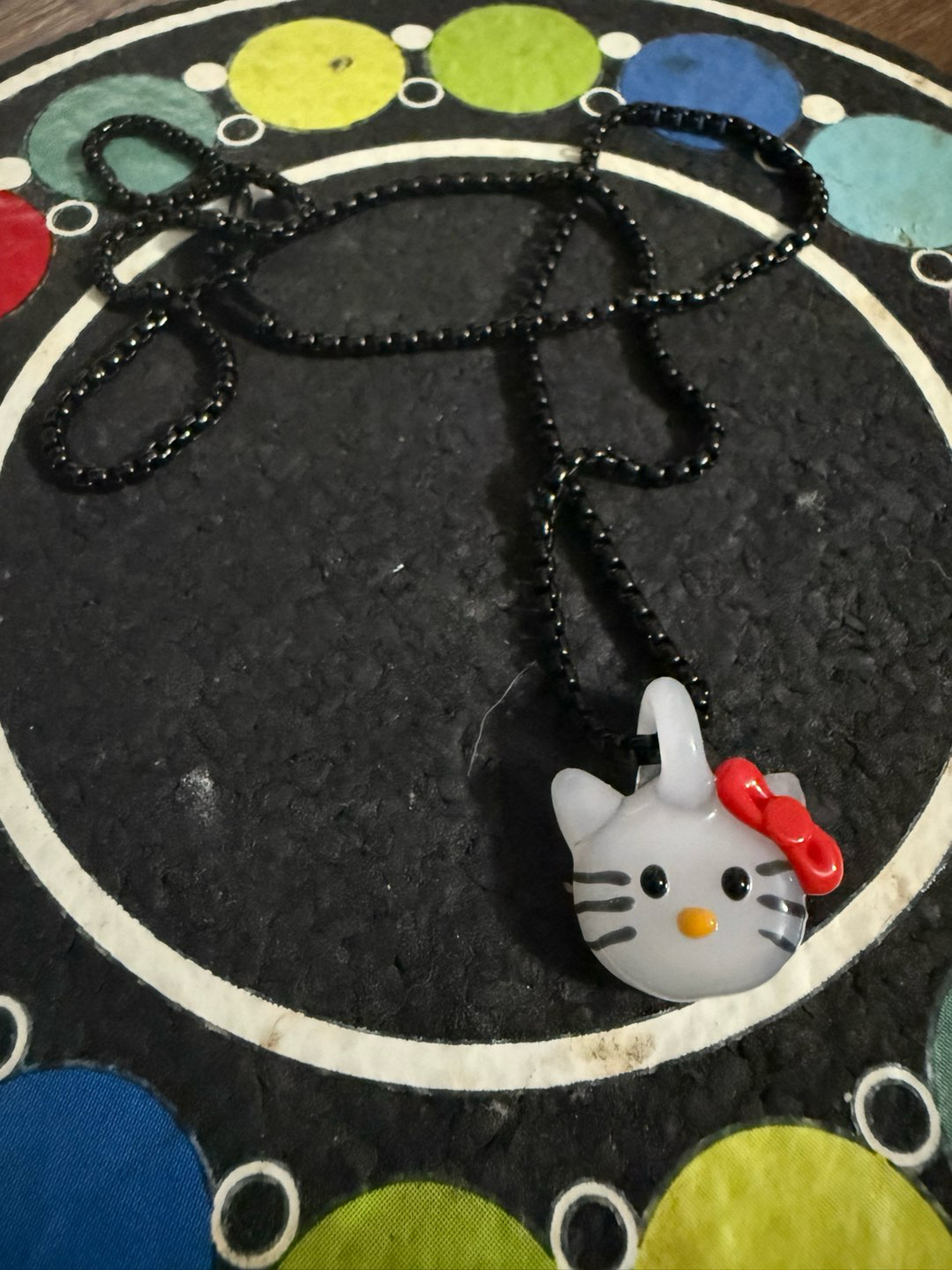 Preview pic of Marina Glass Hello Kitty UV Pendant