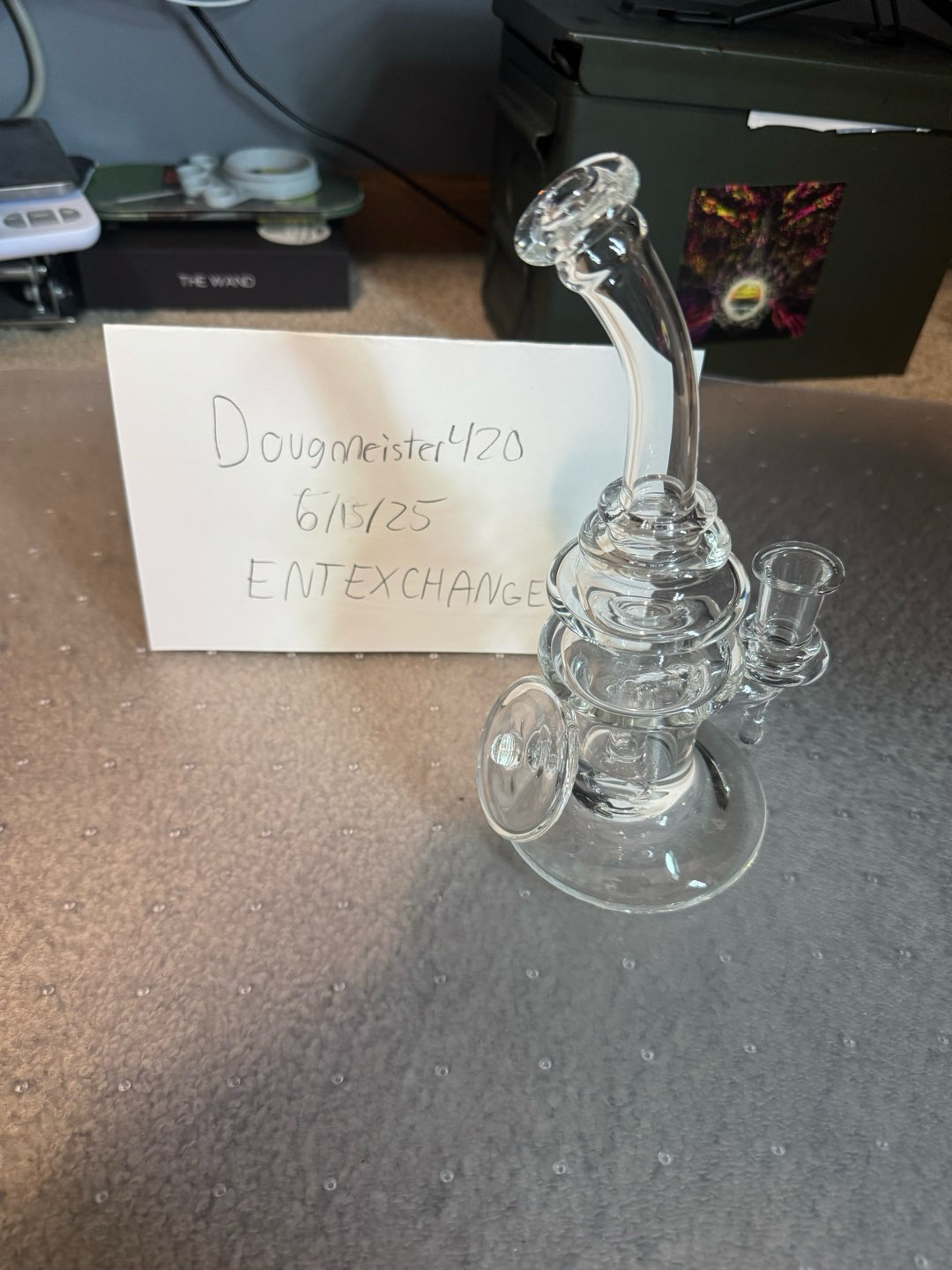 Preview pic of Gentry Glass 3 hole minitube