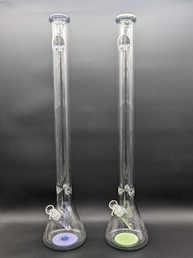 Preview pic of 27" MIDNIGHT GLASS 5MM BEAKER BONG