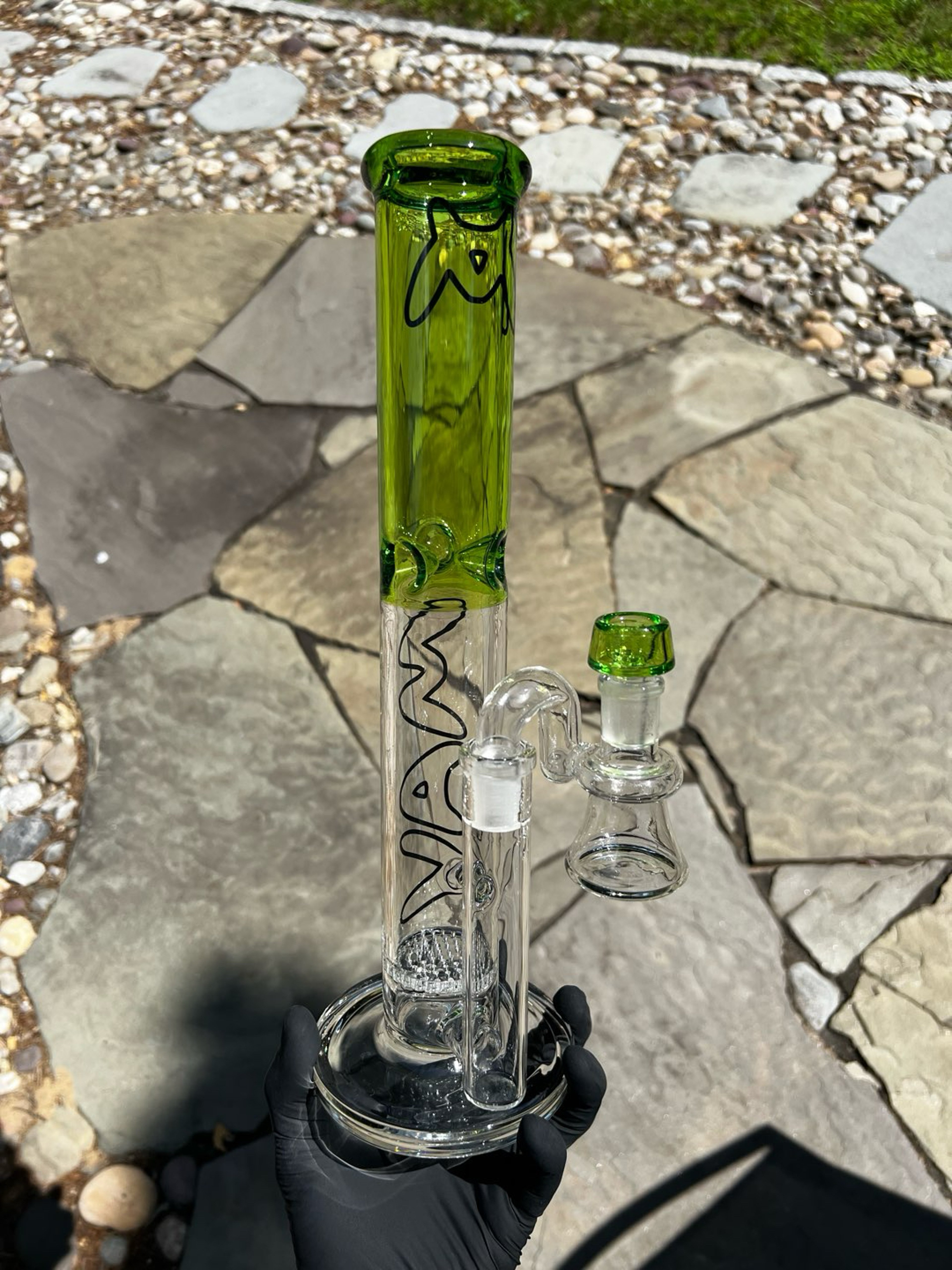 Preview pic of Mav Straight Tube Single Honeycomb 18mm w/ Extras