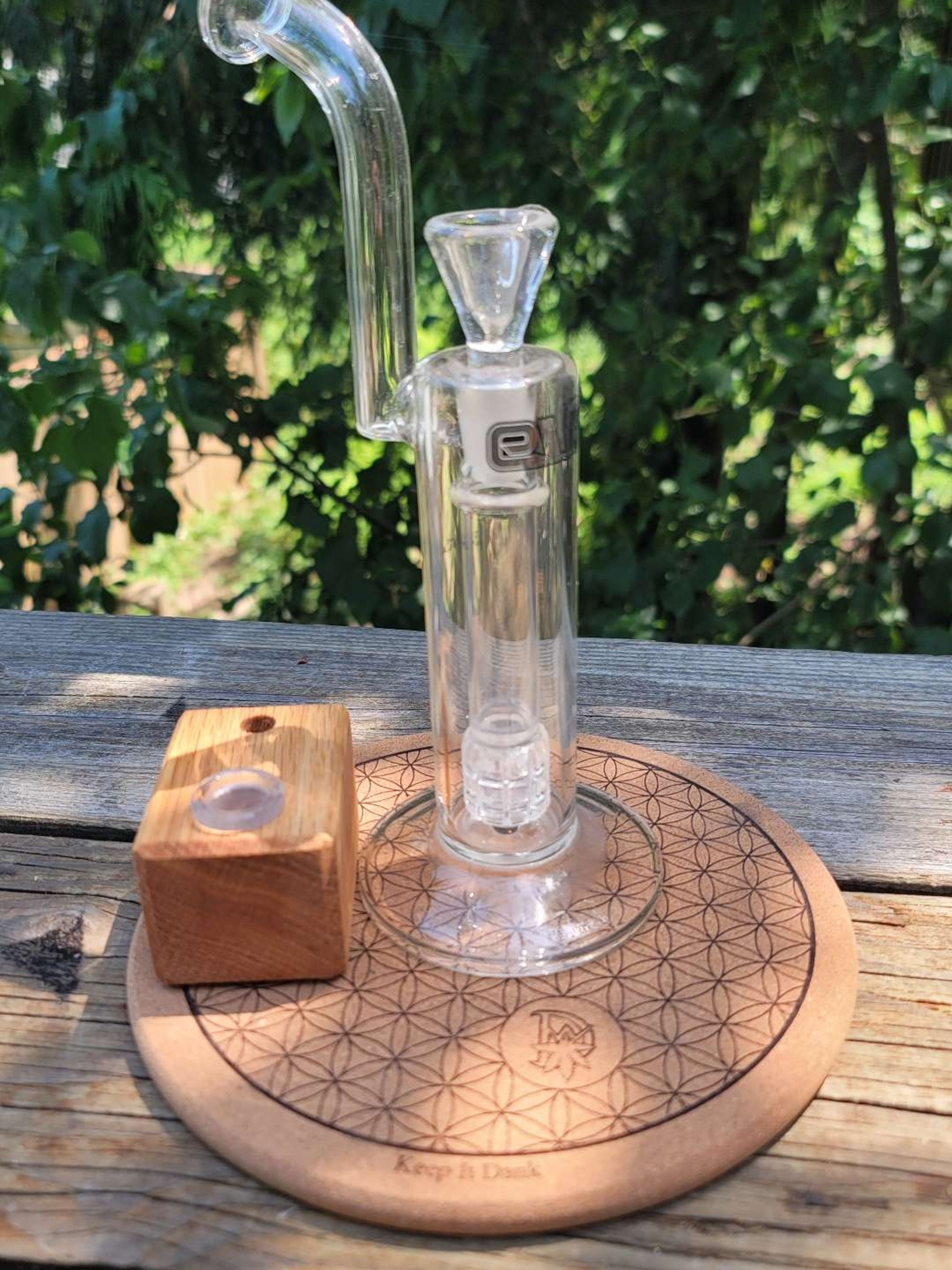 Preview pic of Black sheep 14mm matrix bubbler with stand and mat