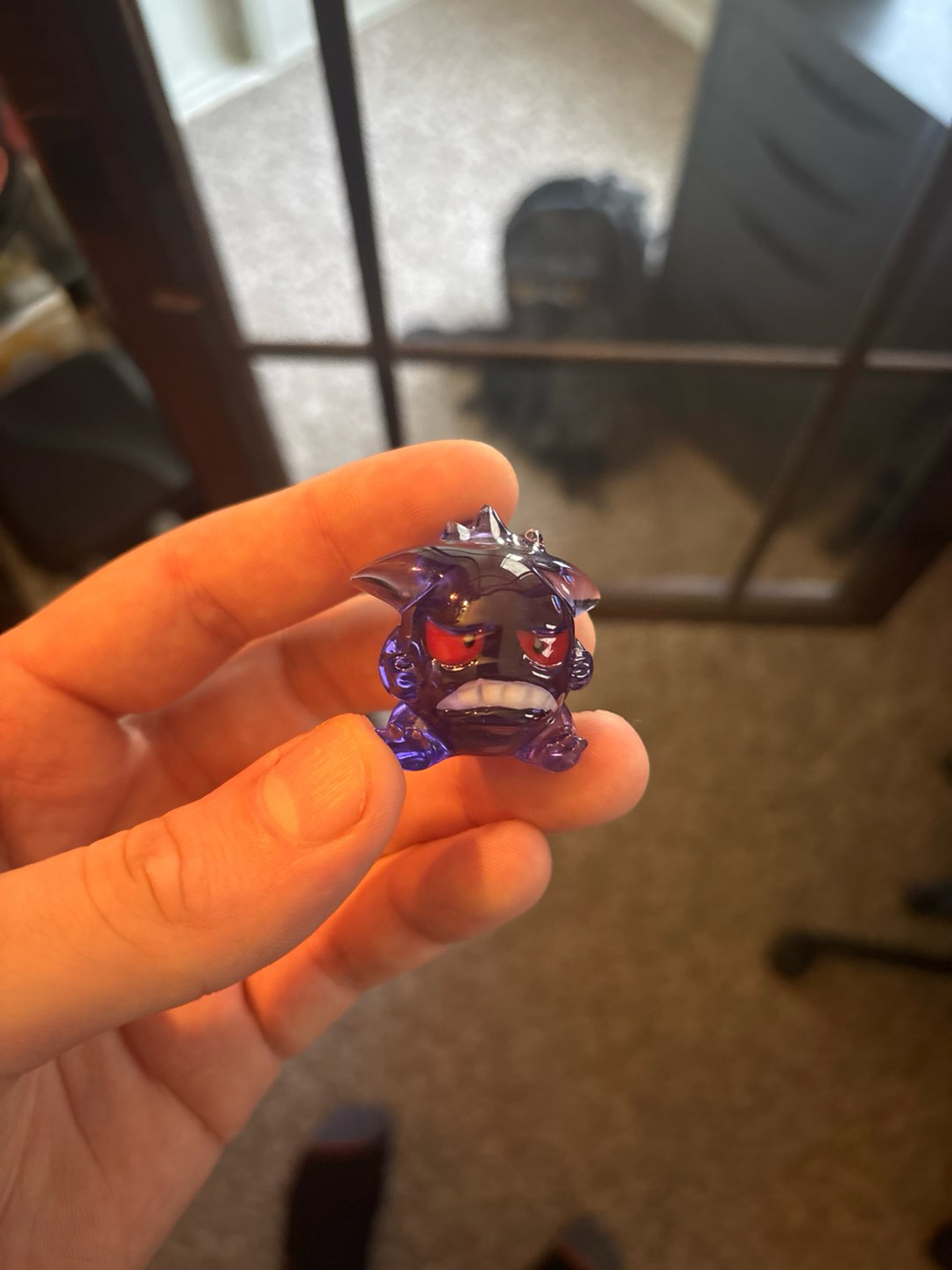 Preview pic of Saiyan glass sad gengar pendant