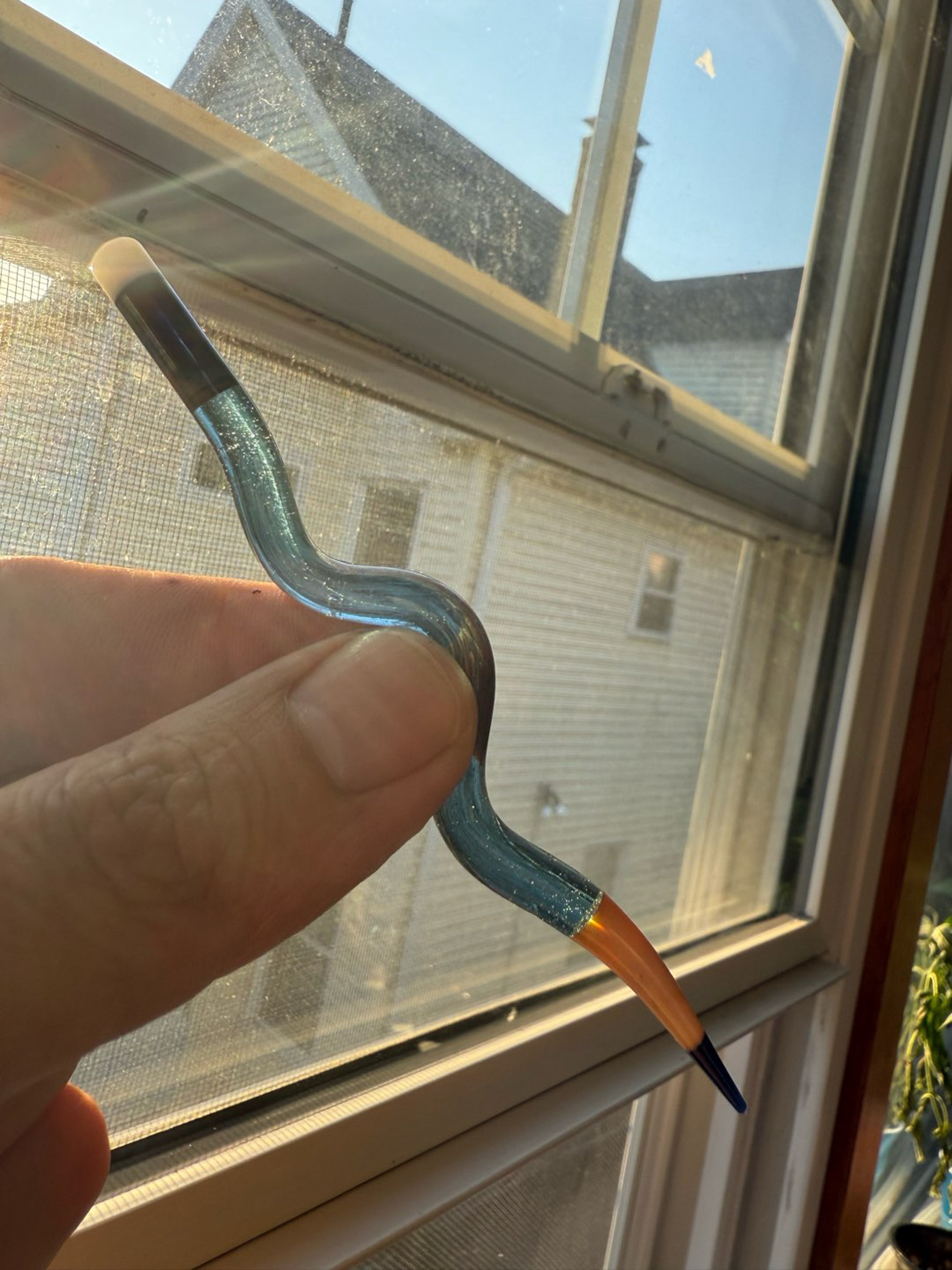 Preview pic of Blue stardust wavy pencil