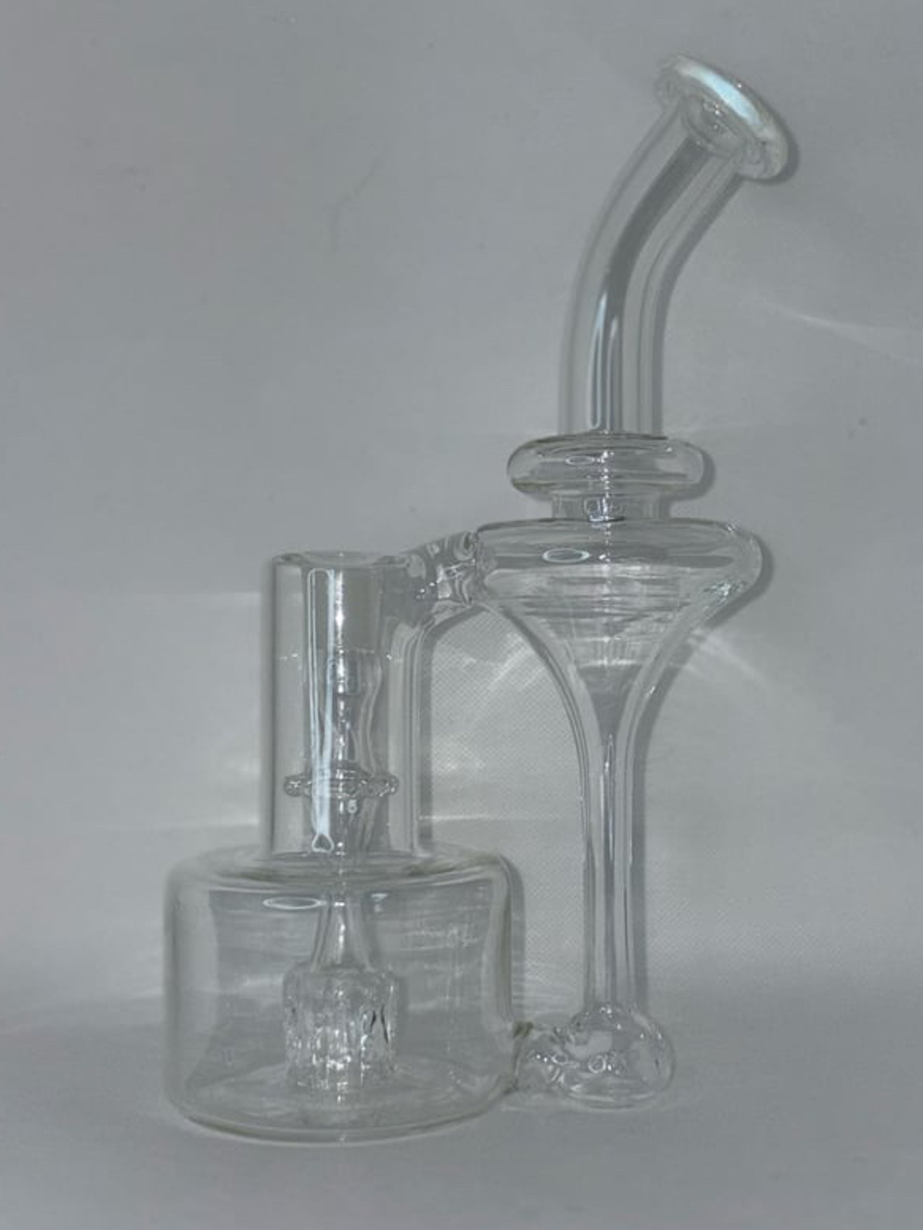 Preview pic of Greek Glass 14mm Rbr With Secret White Mouthpiece