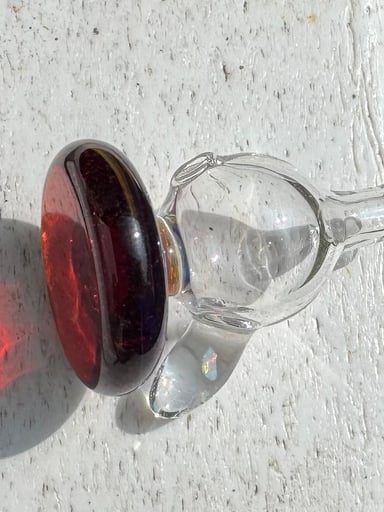 Preview pic of Carb cap 21 mm Amber purple top