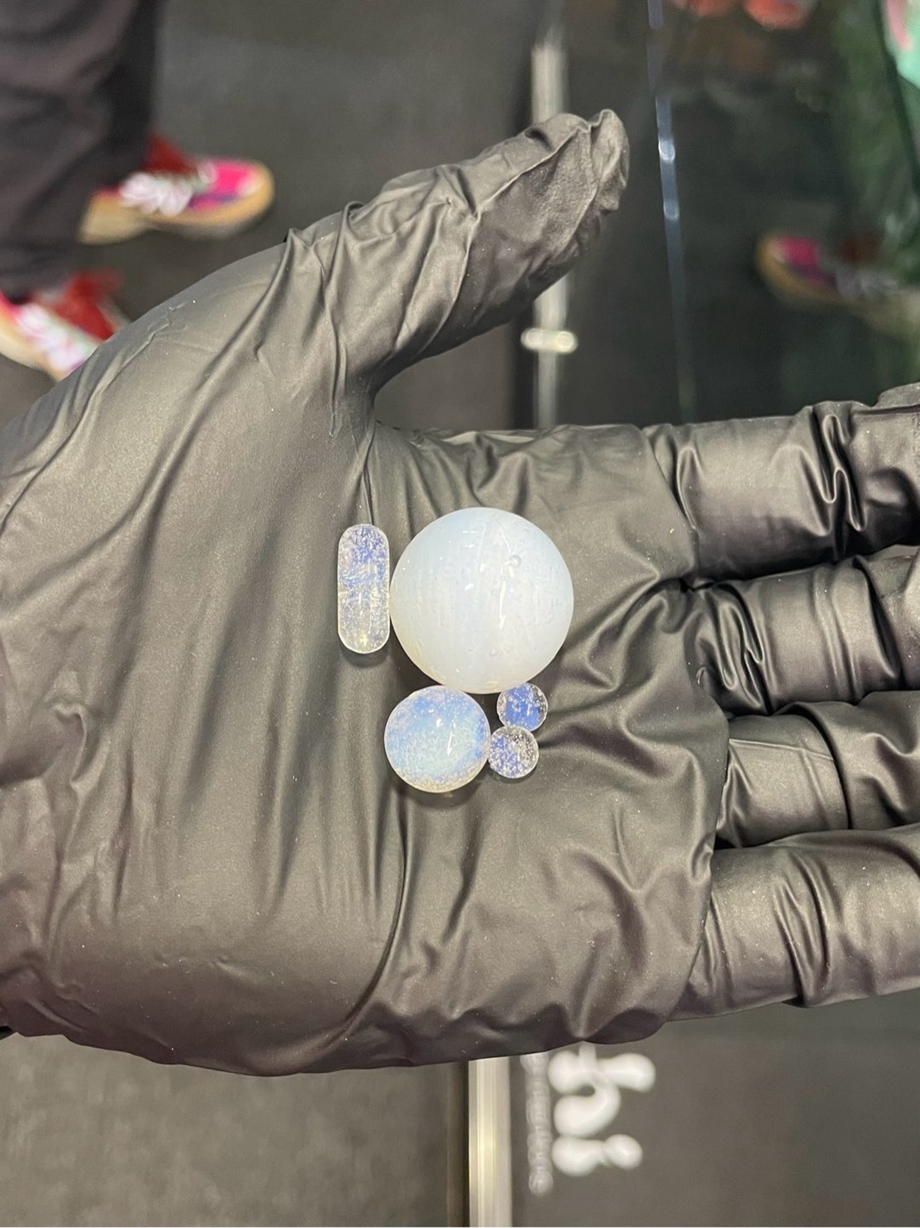 Preview pic of Ruby Pearl Co Slurper Set Opaline