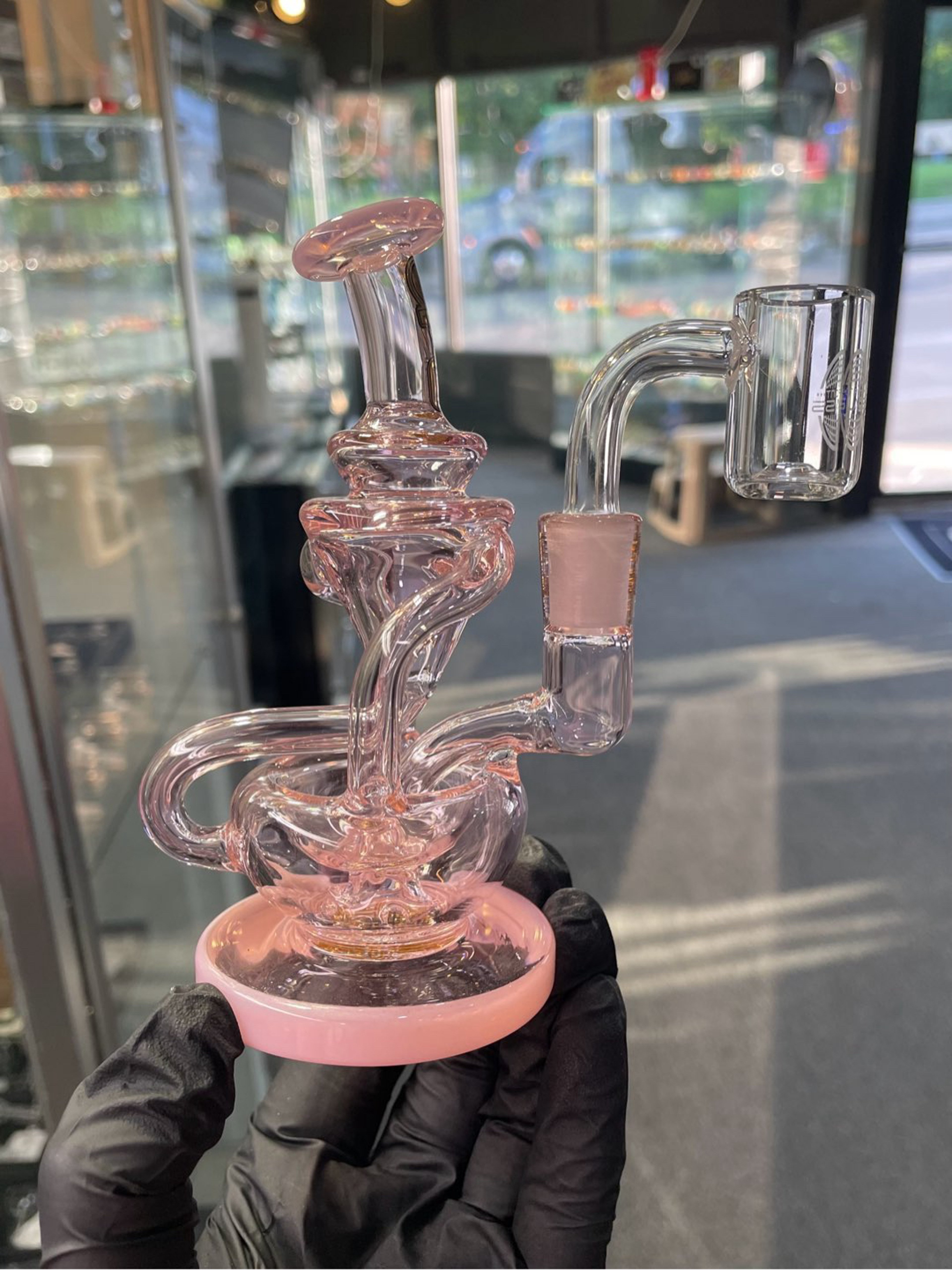 Preview pic of On Point Glass Recycler Kit Pink