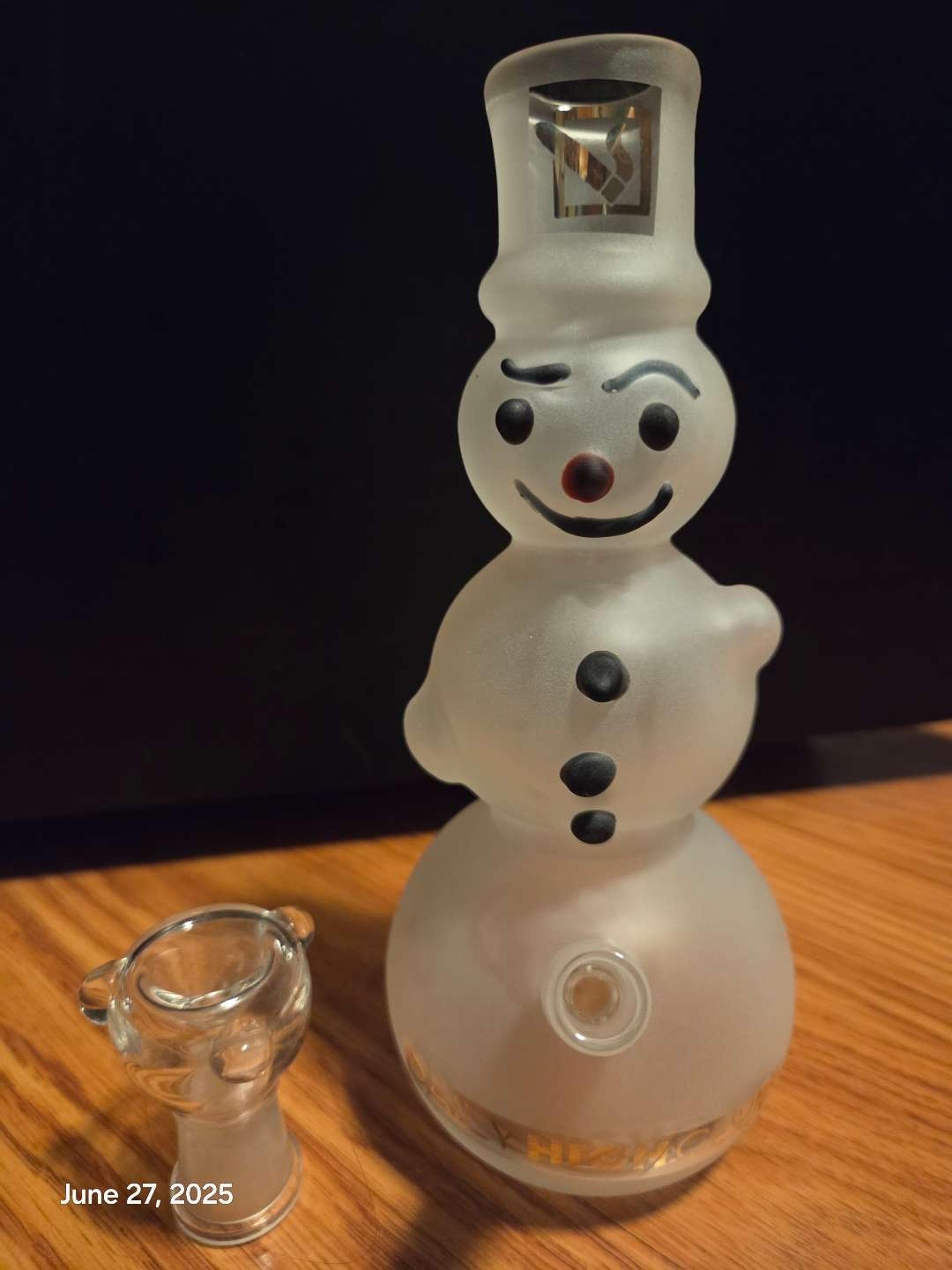 Preview pic of Ho ho ho ,Snowman glass bong