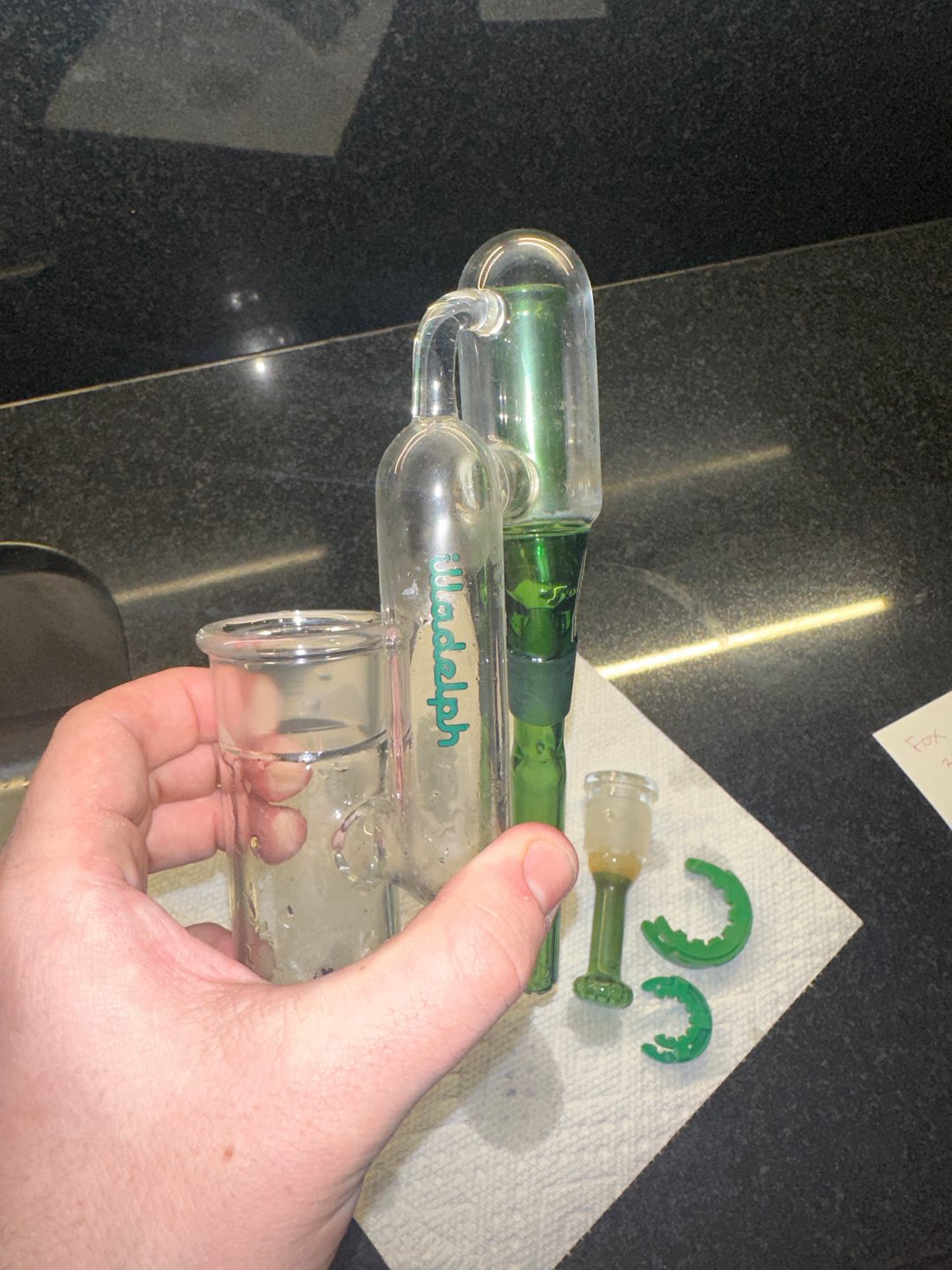 Preview pic of Illadelph Green/Gold Outline Ash Catcher