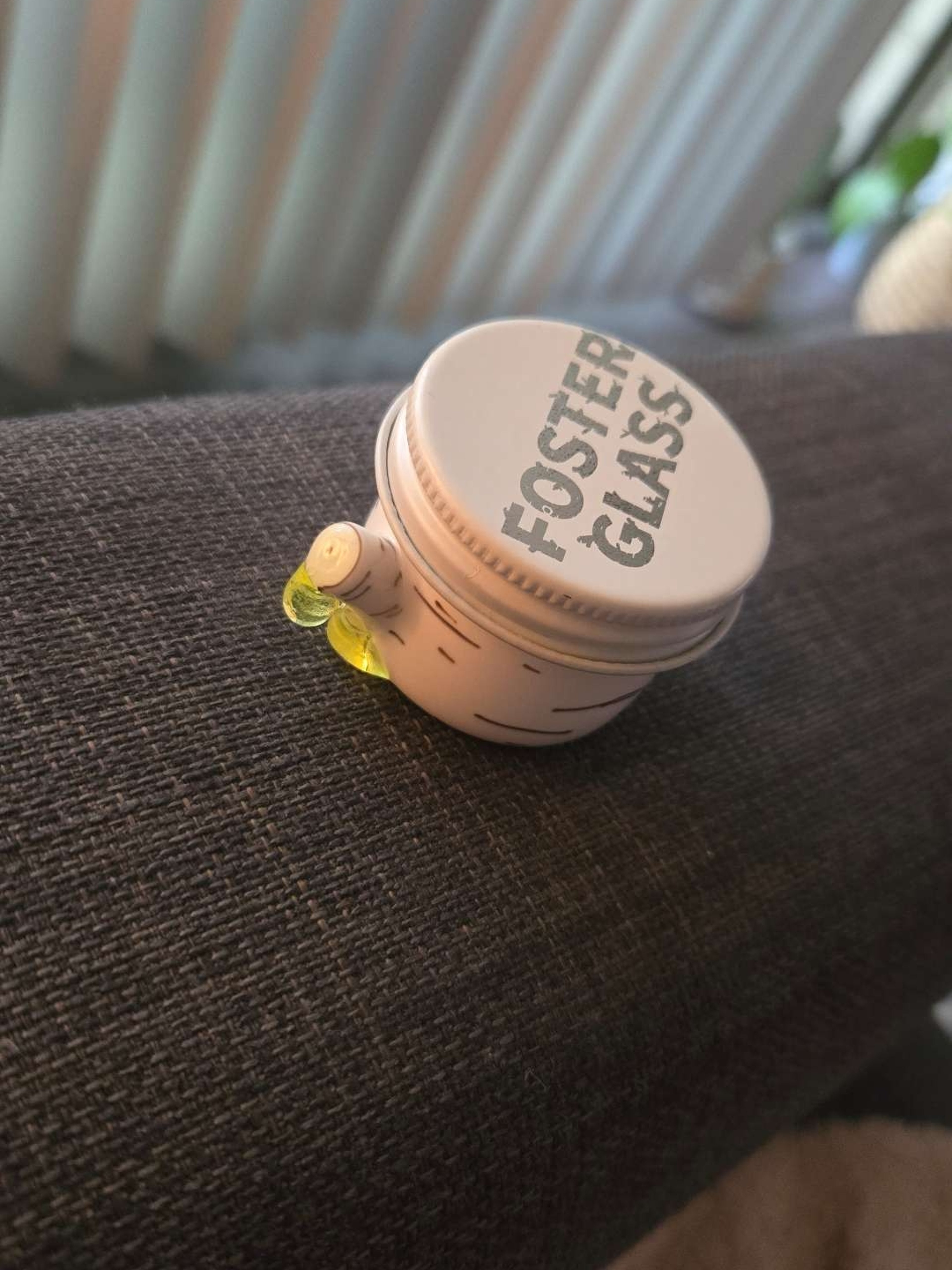 Preview pic of Foster glass birch jar container