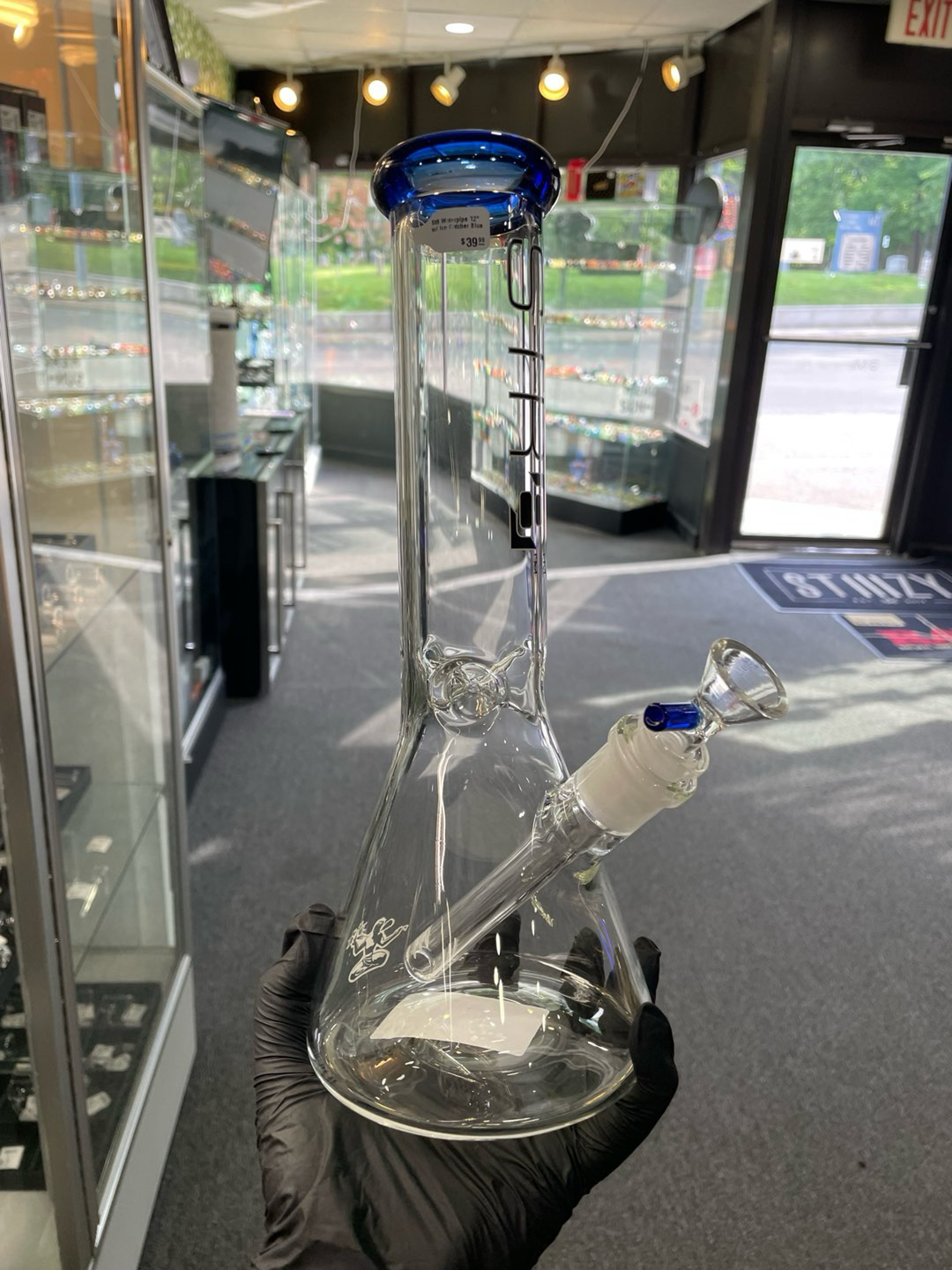 Preview pic of Str8 Waterpipe 12” Blue