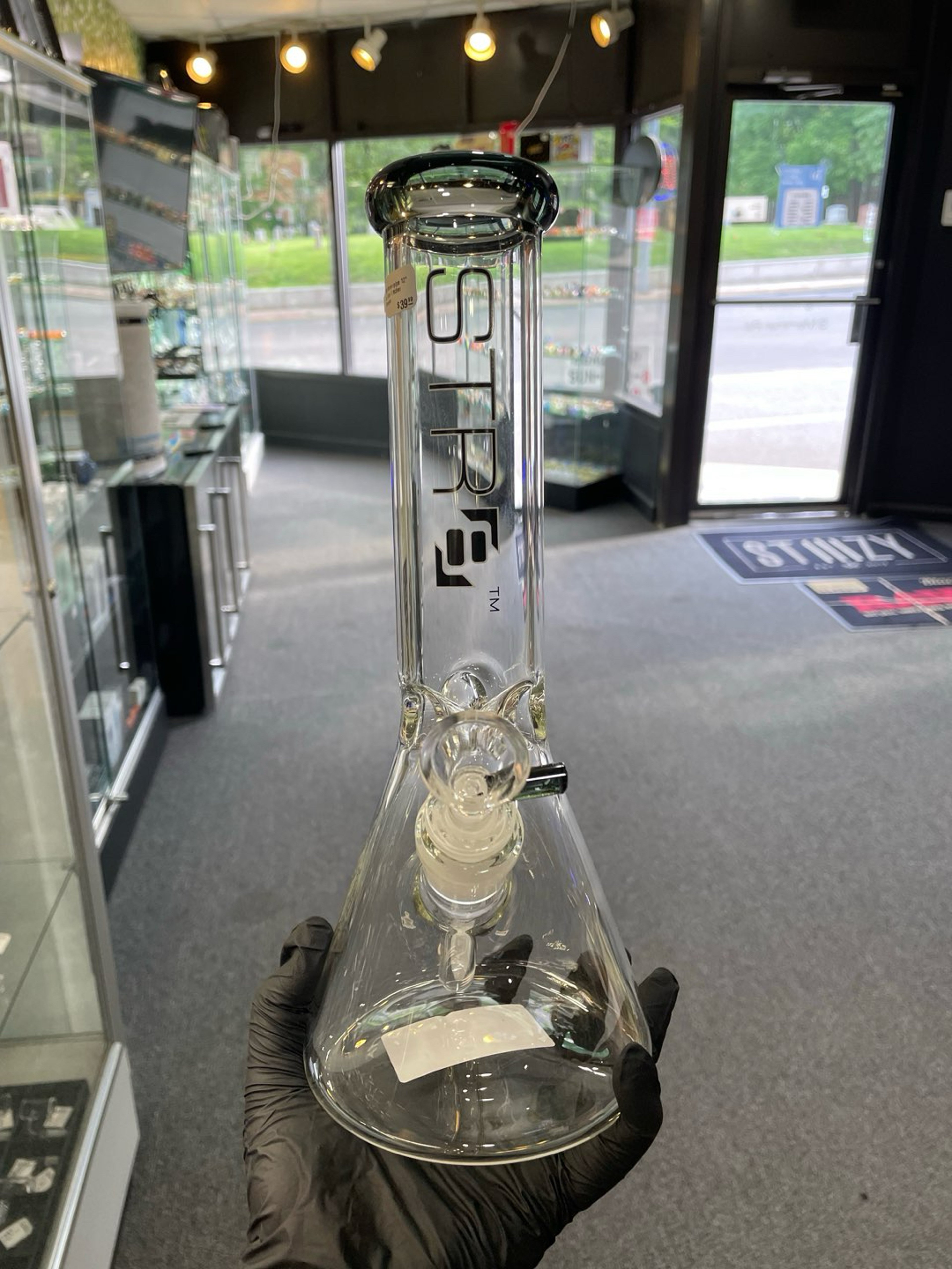 Preview pic of Str8 Waterpipe 12” Smoke Grey